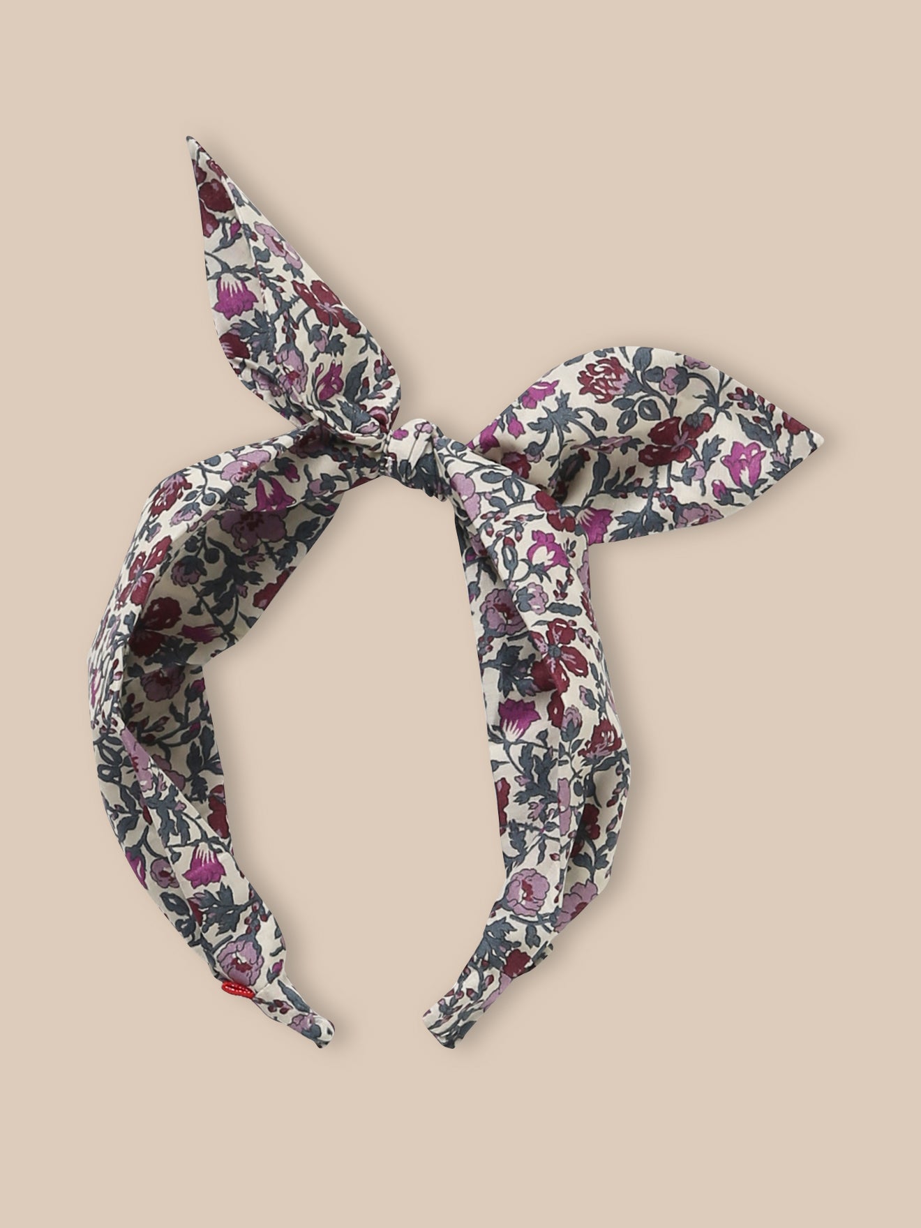 Mädchen-Haarreif mit Schleife aus Liberty®-Stoff