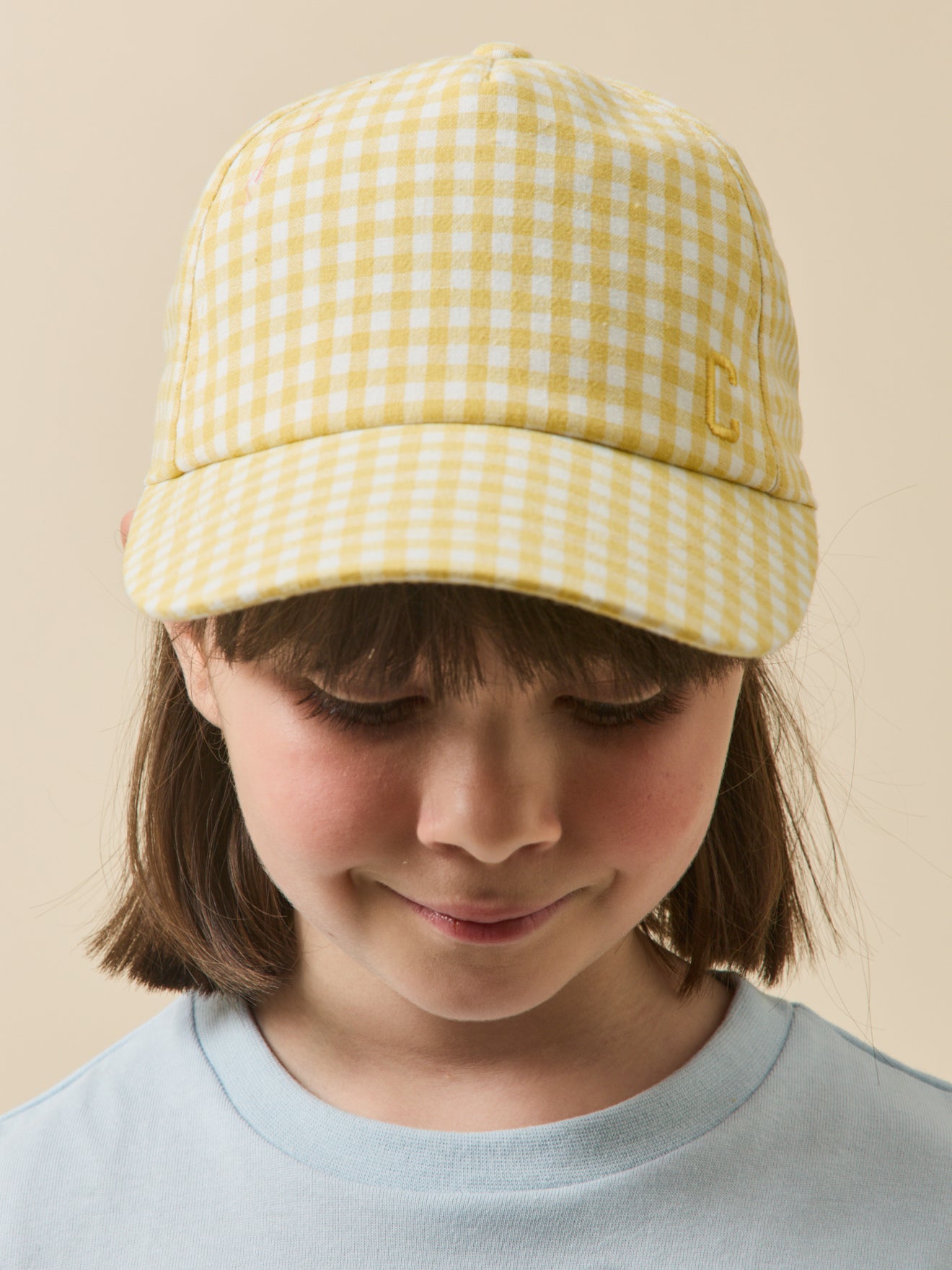 Casquette en vichy Fille