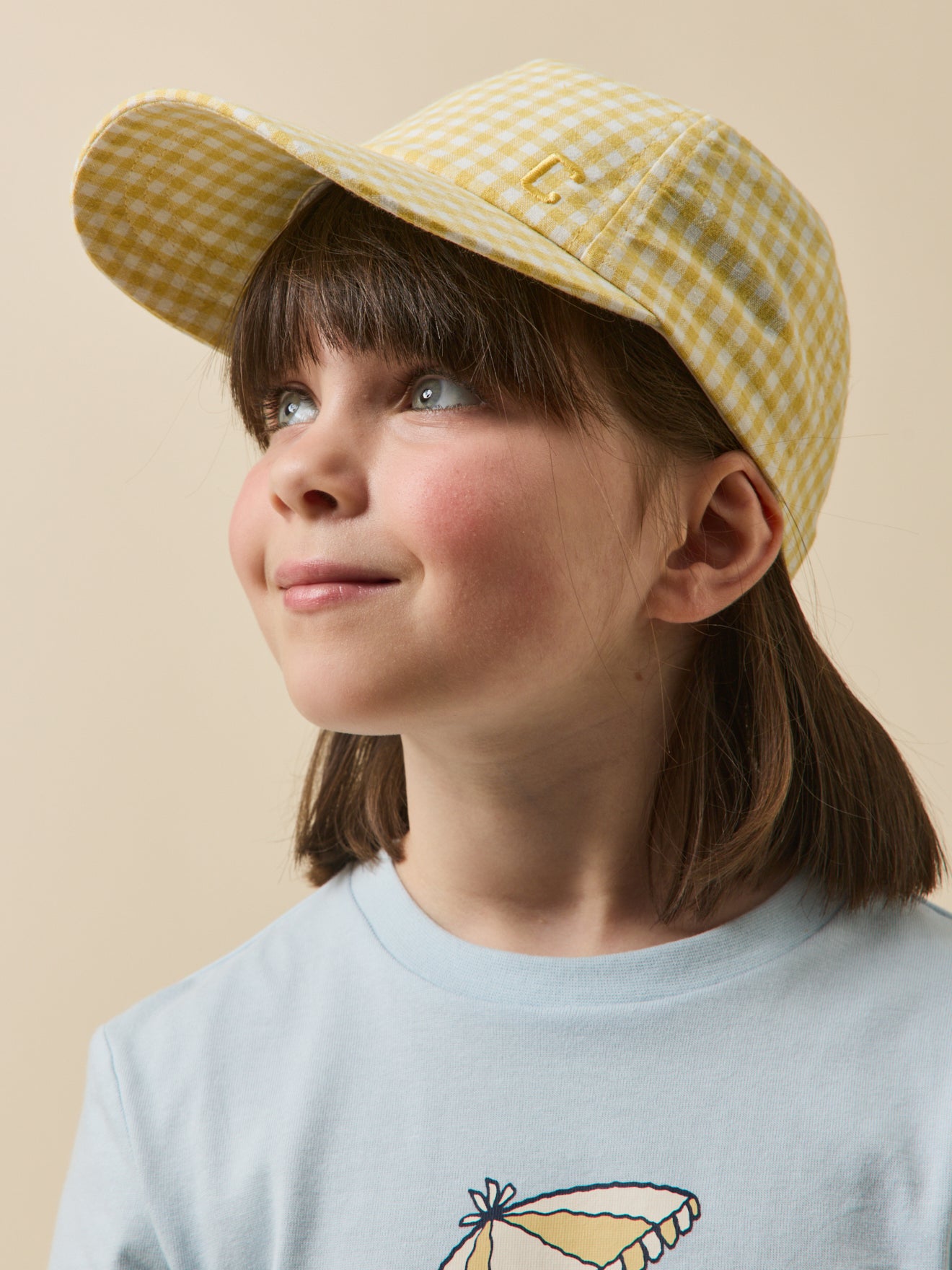 Casquette en vichy Fille