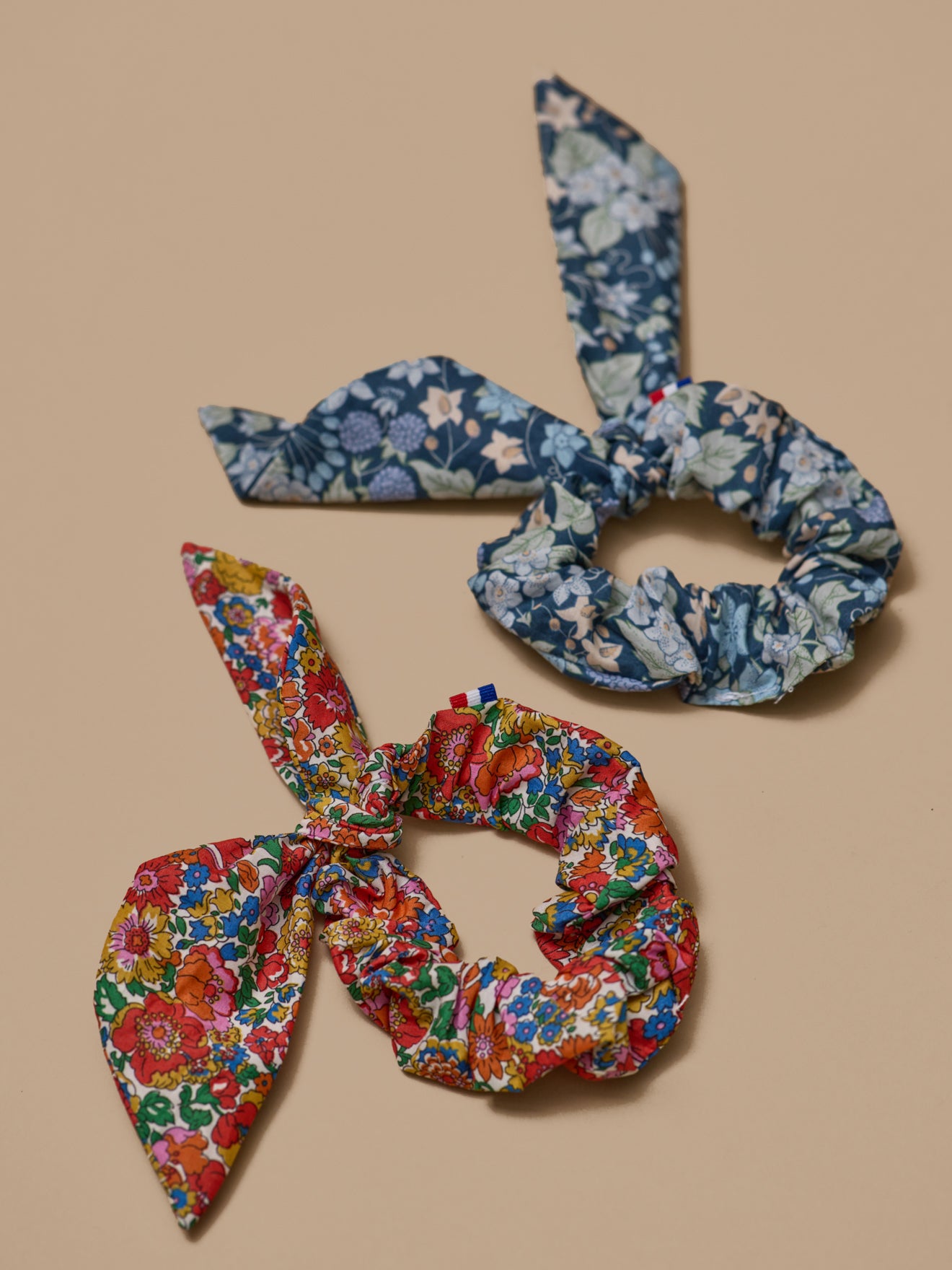 Chouchou en tissu Liberty par lot de 2