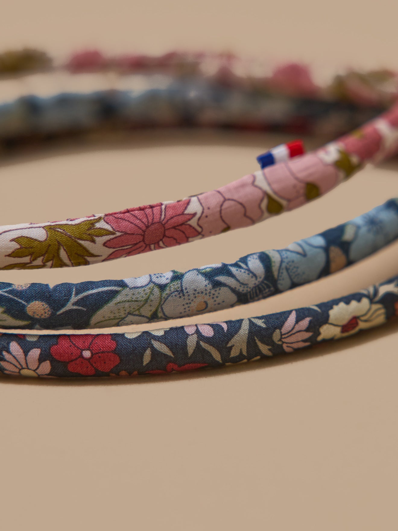 Serre-tête en tissu Liberty par lot de 3