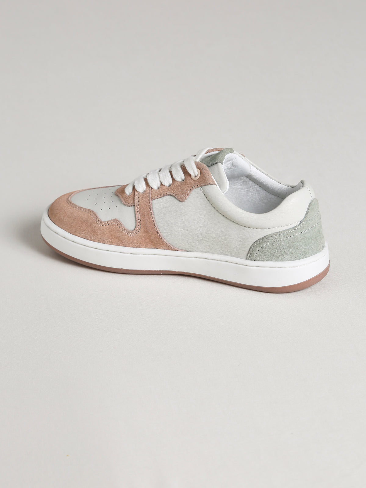 Baskets en cuir Fille