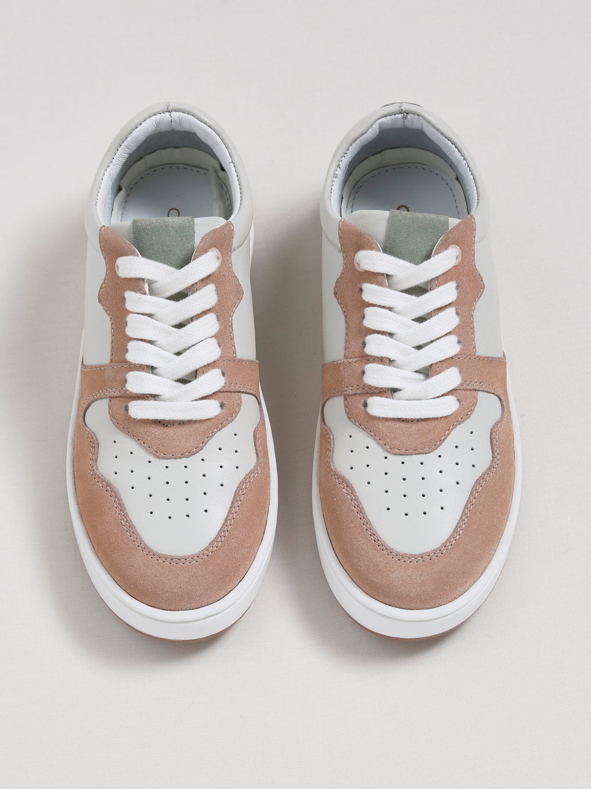 Baskets en cuir Fille