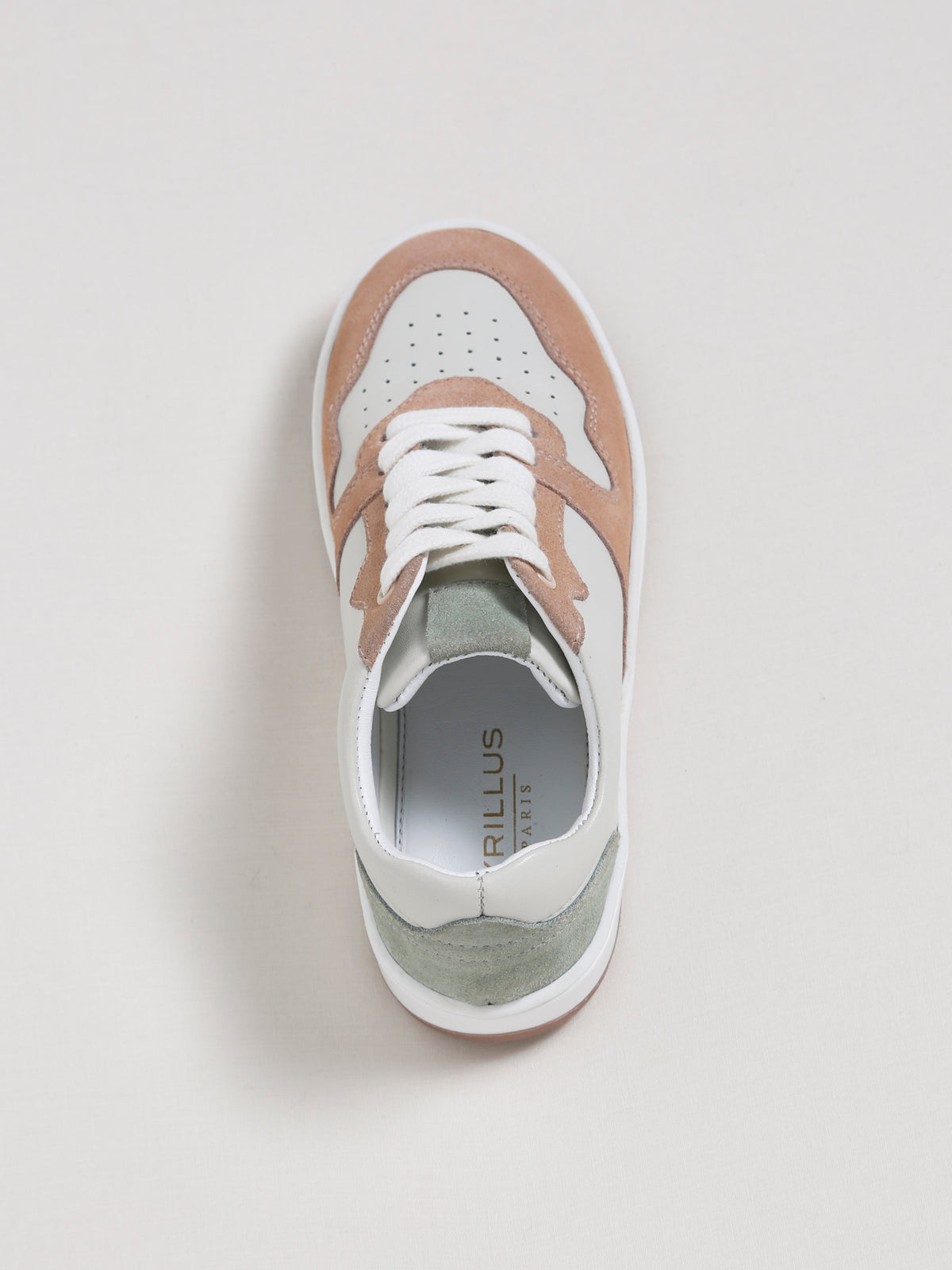 Baskets en cuir Fille