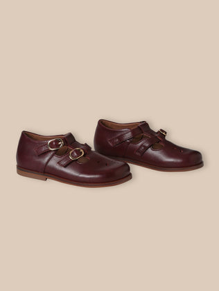 Salomés à boucles Fille en cuir