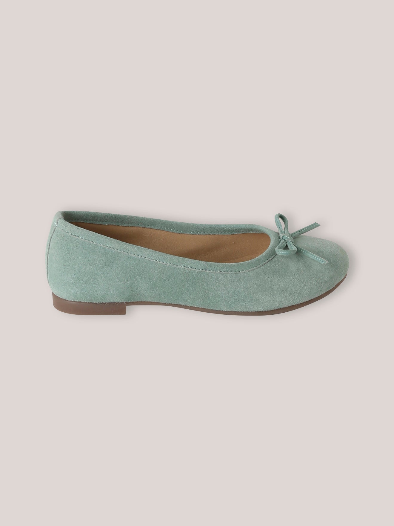 Mädchen-Ballerinas aus Veloursleder