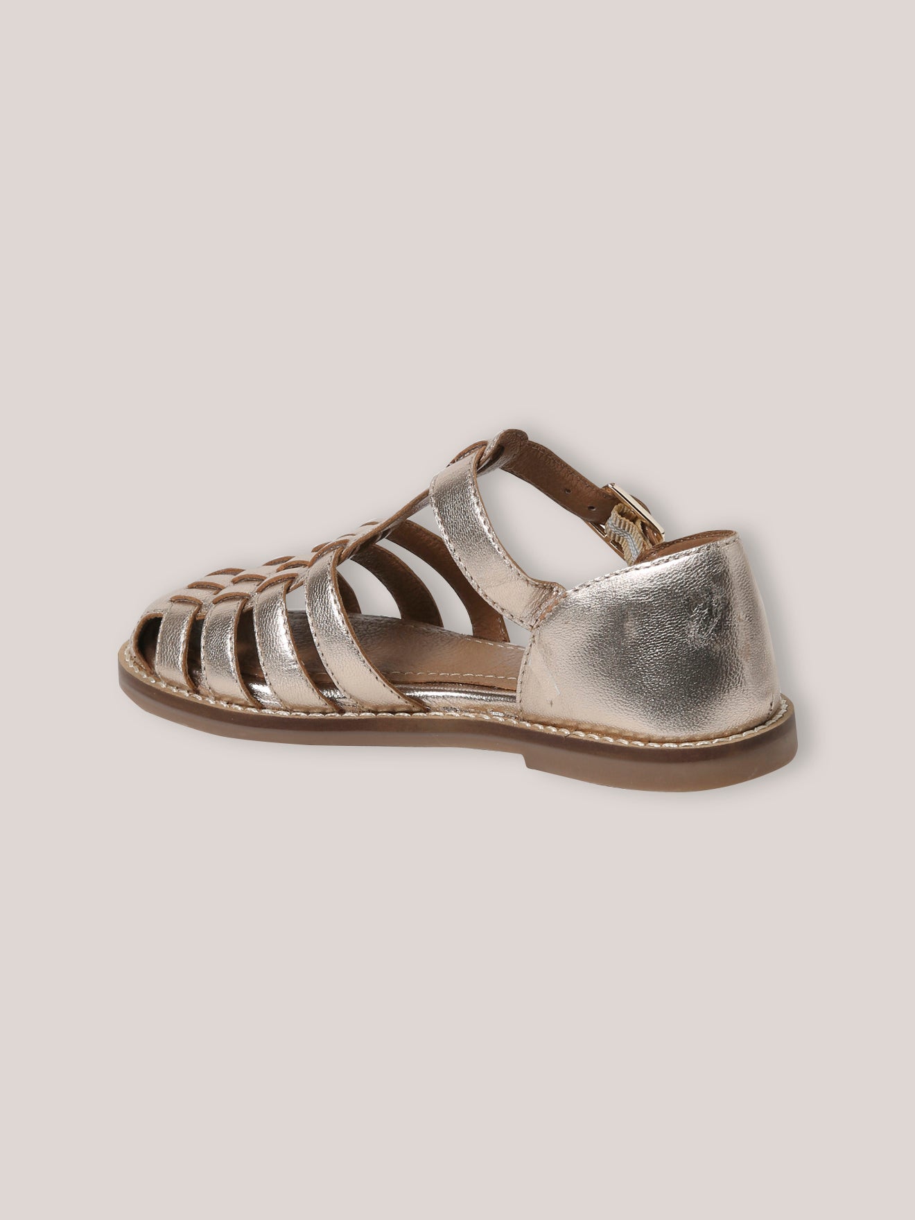 Schimmernde Mädchensandalen