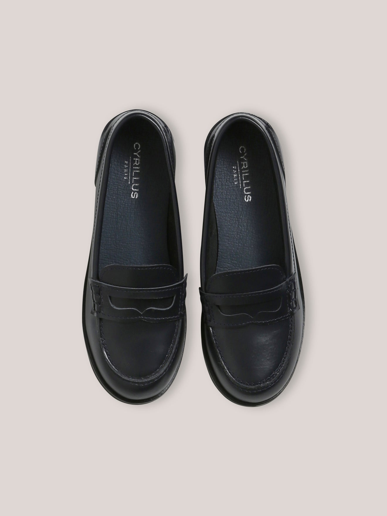 Mädchen-Mokassins aus Leder