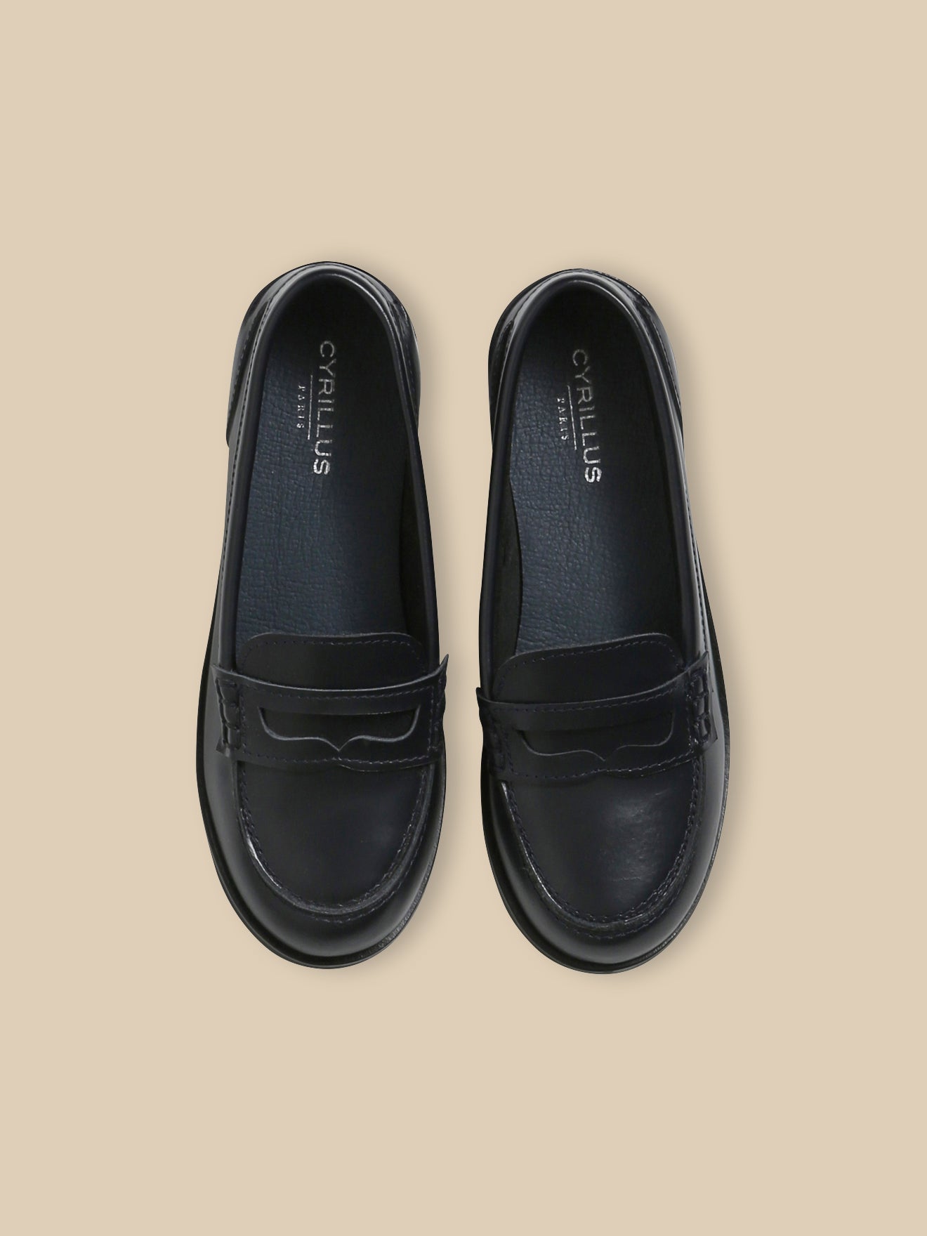 Mocassins en cuir Fille