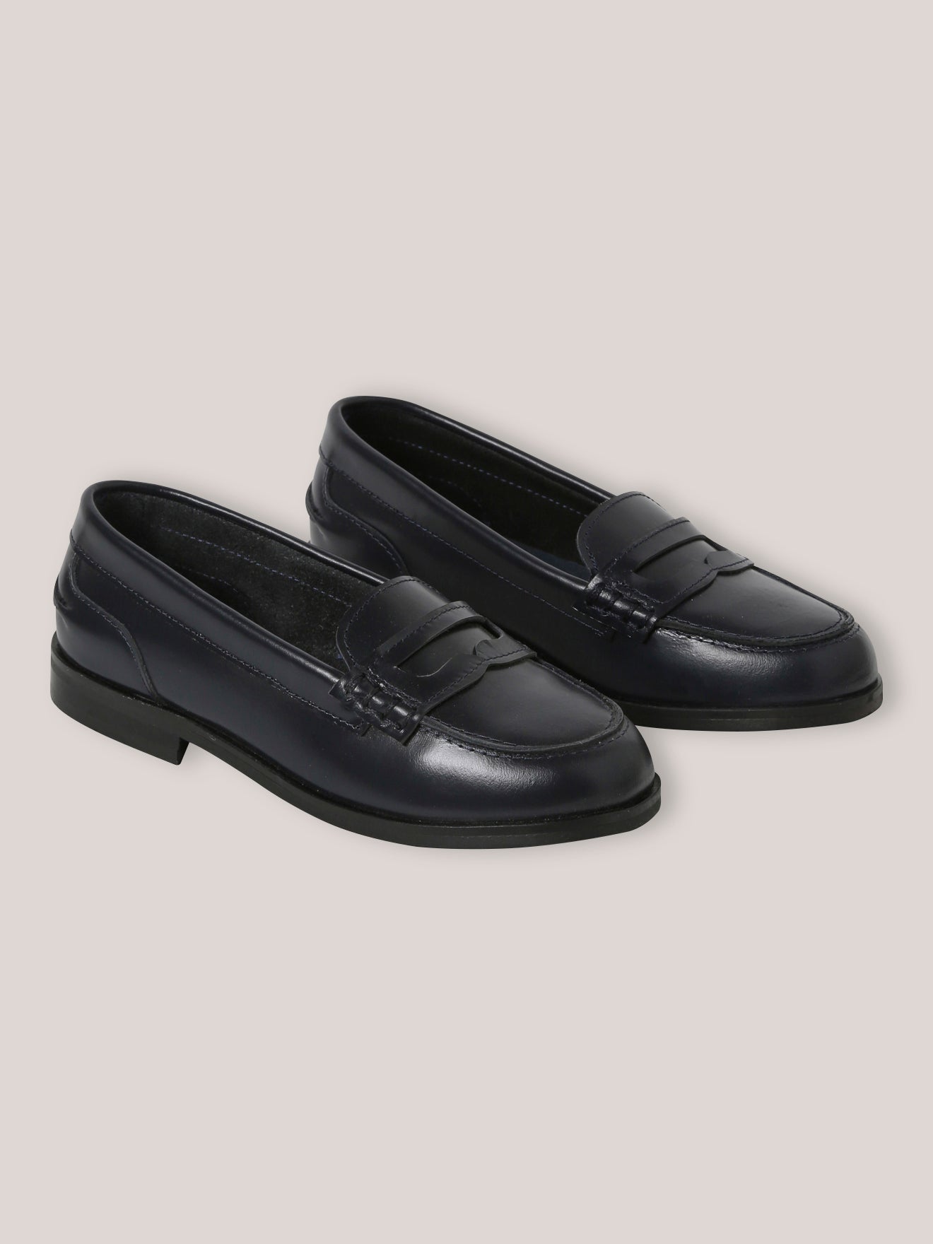 Mädchen-Mokassins aus Leder