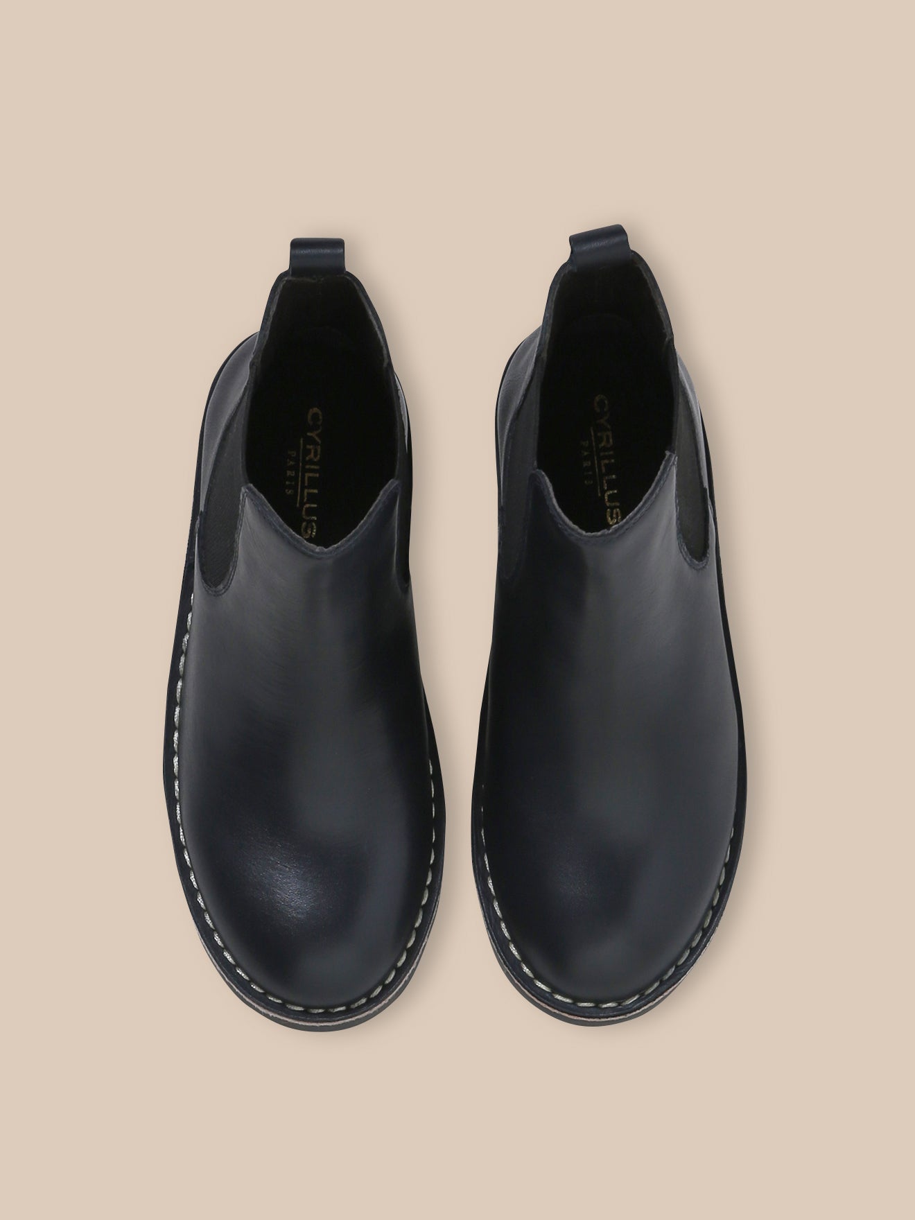 Mädchen-Chelsea-Boots aus Leder