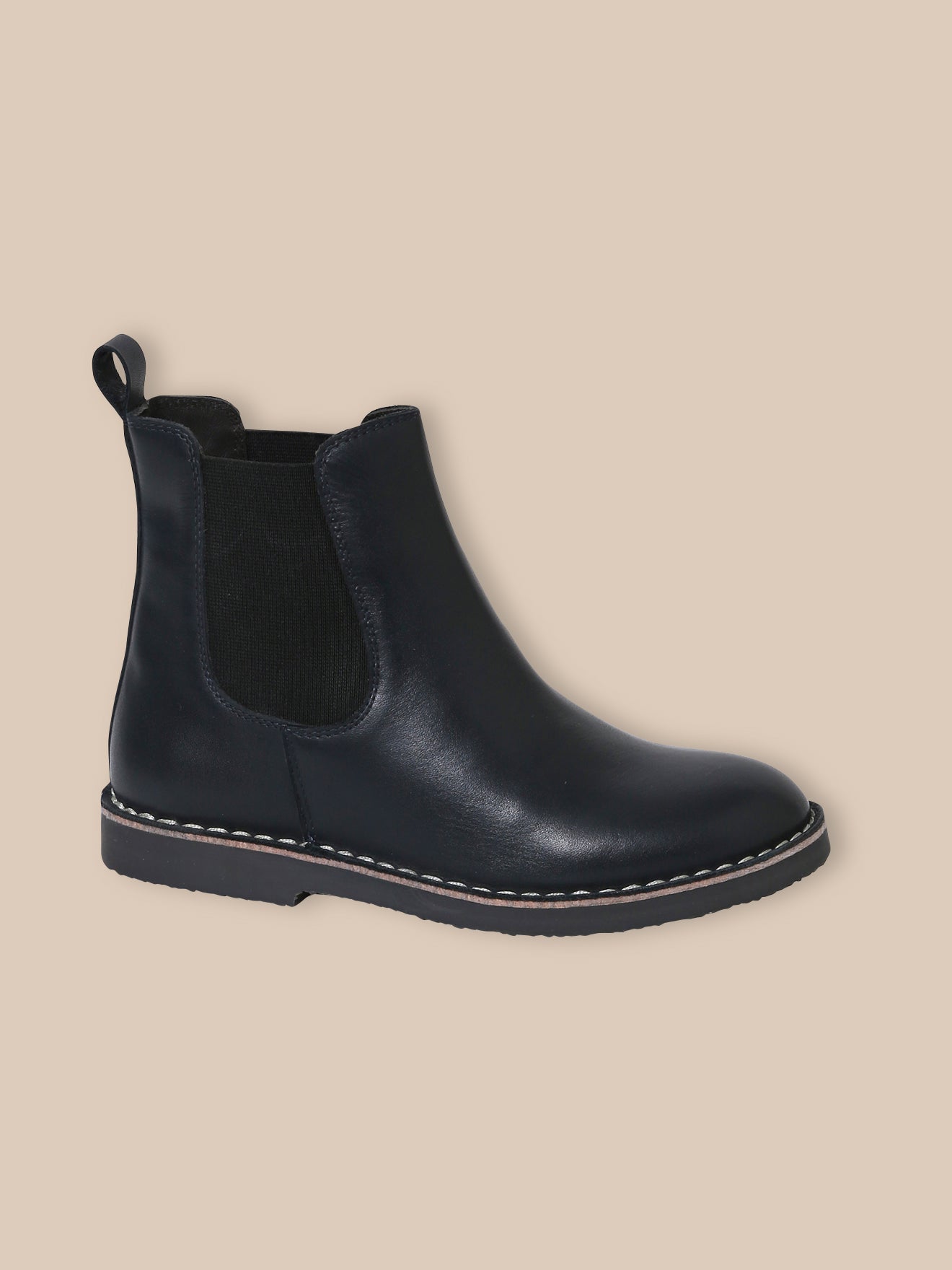 Mädchen-Chelsea-Boots aus Leder