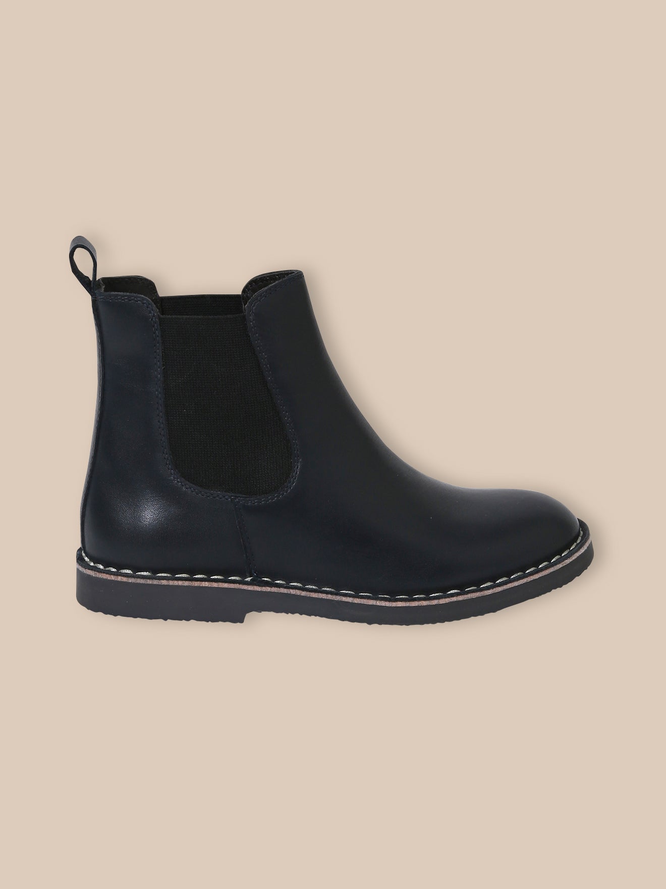 Mädchen-Chelsea-Boots aus Leder