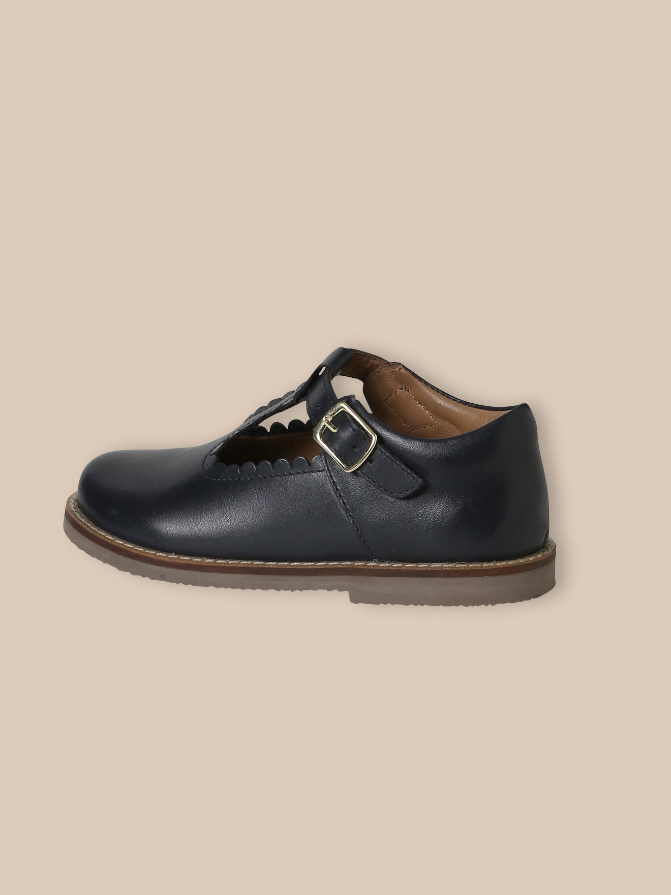 Mädchen-Riemchenschuhe aus Leder