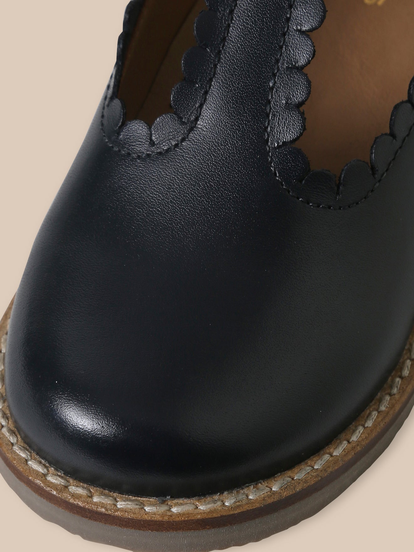 Mädchen-Riemchenschuhe aus Leder