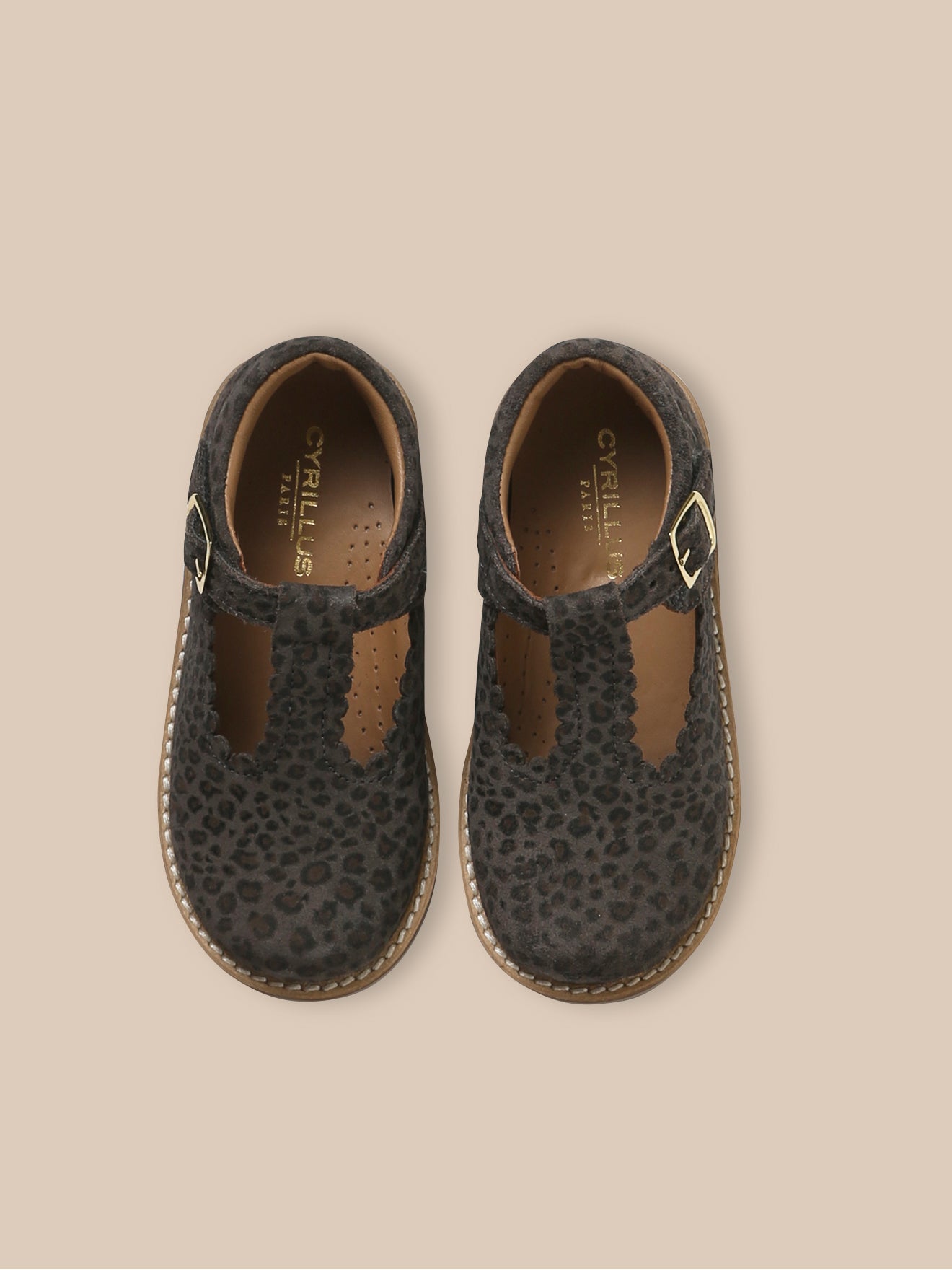 Mädchen-Riemchenschuhe aus Leder