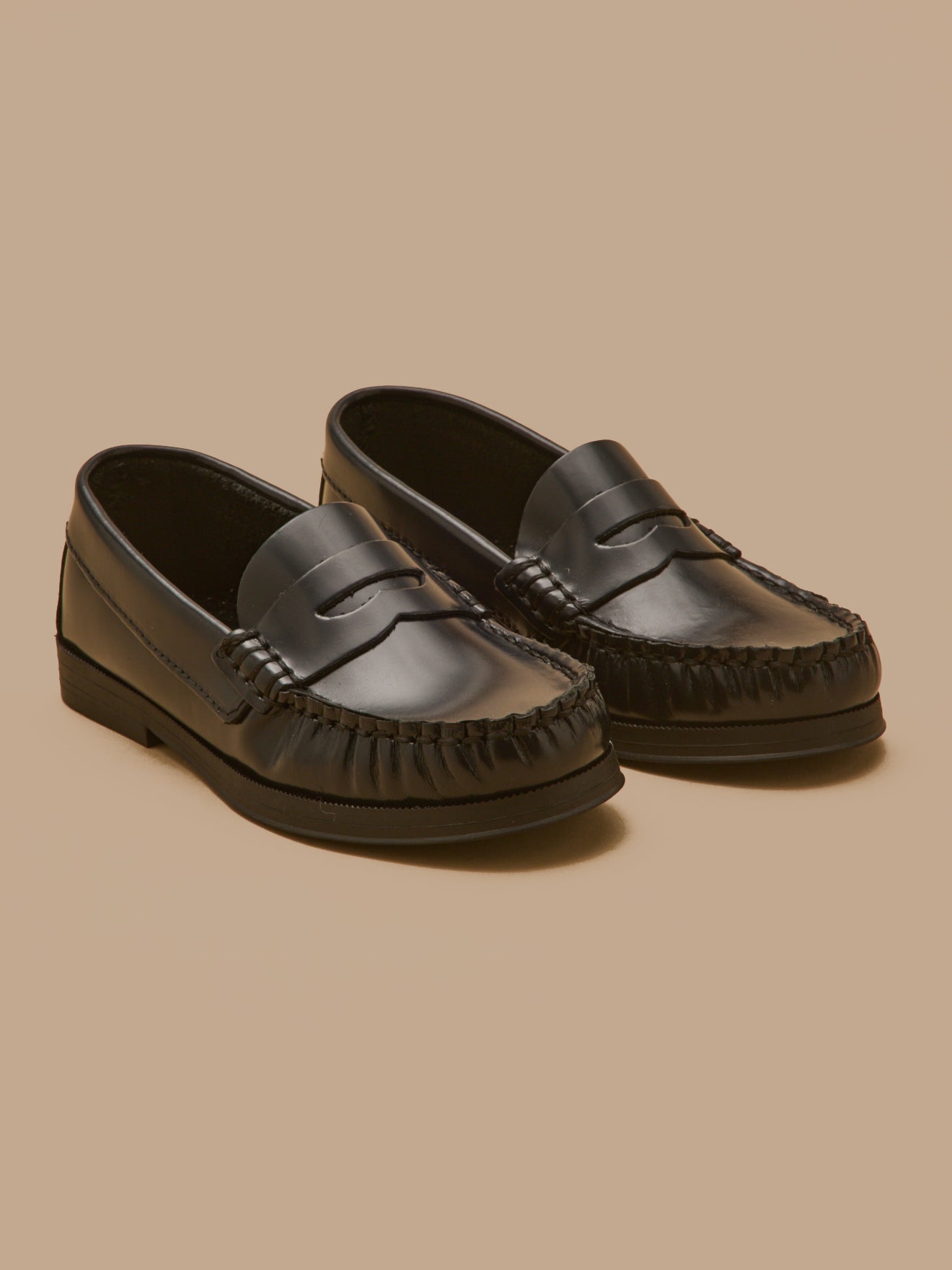 Mocassins en cuir Fille