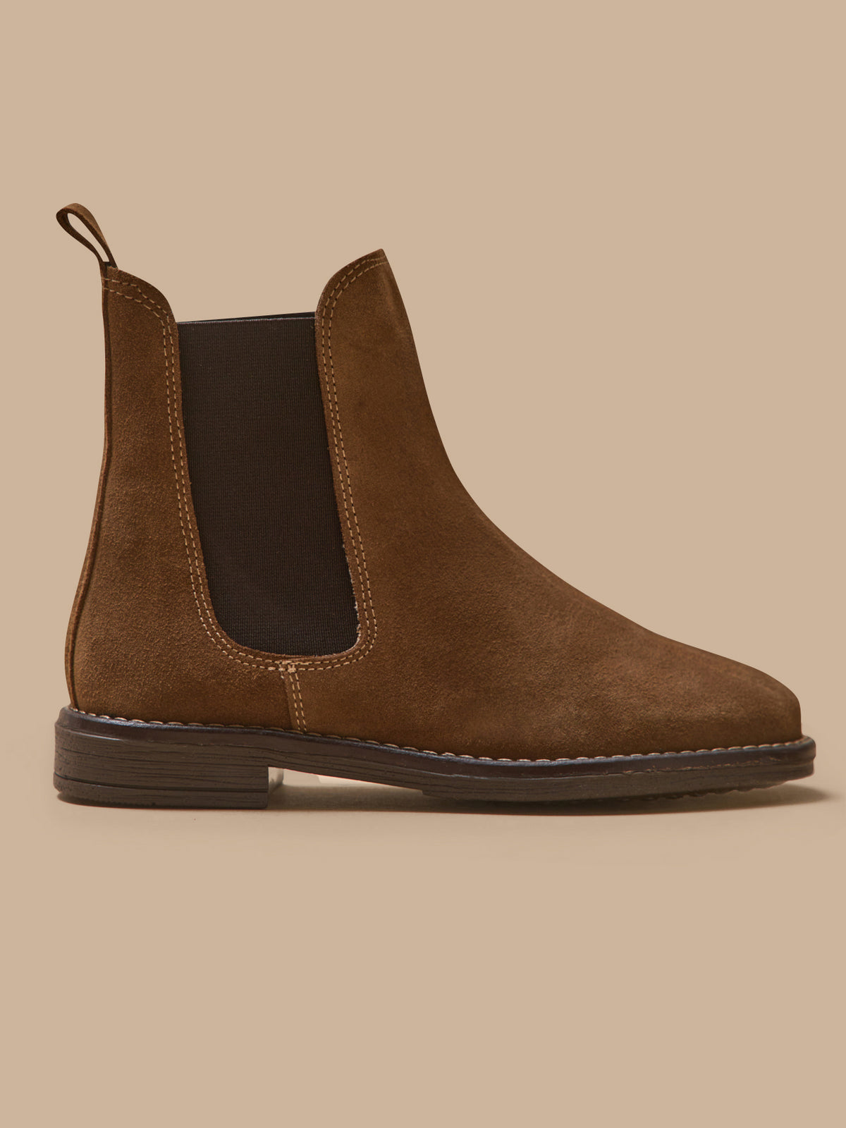 Mädchen-Chelsea-Boots aus Veloursleder