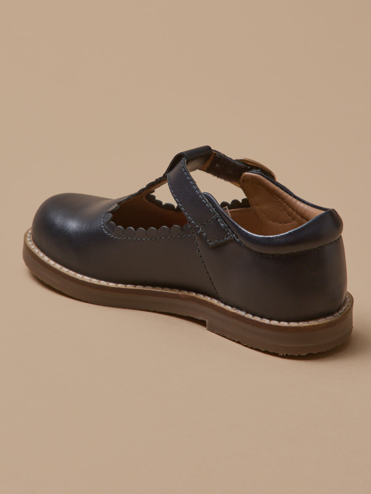 Mädchen-Riemchenschuhe aus Leder