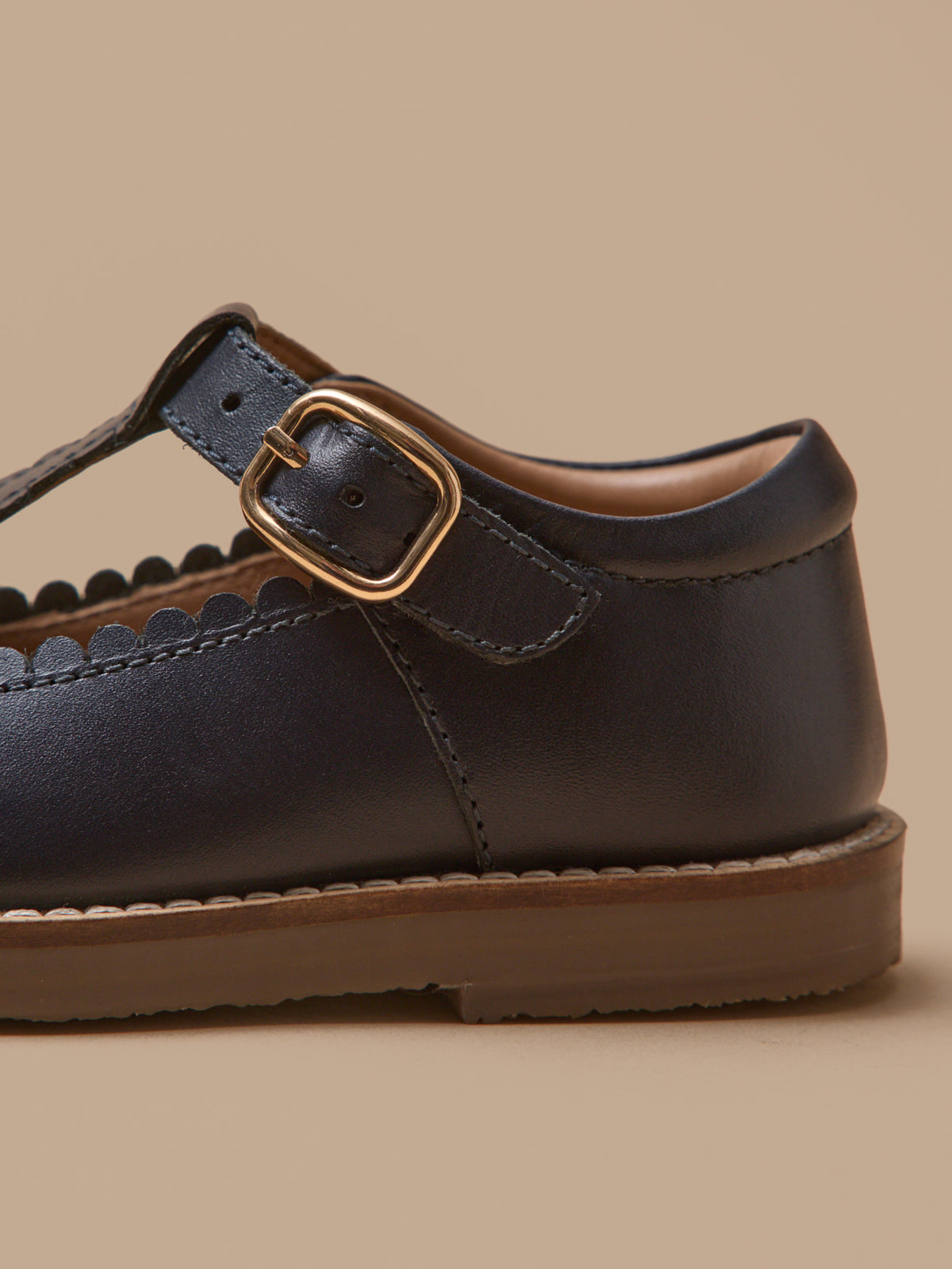 Mädchen-Riemchenschuhe aus Leder