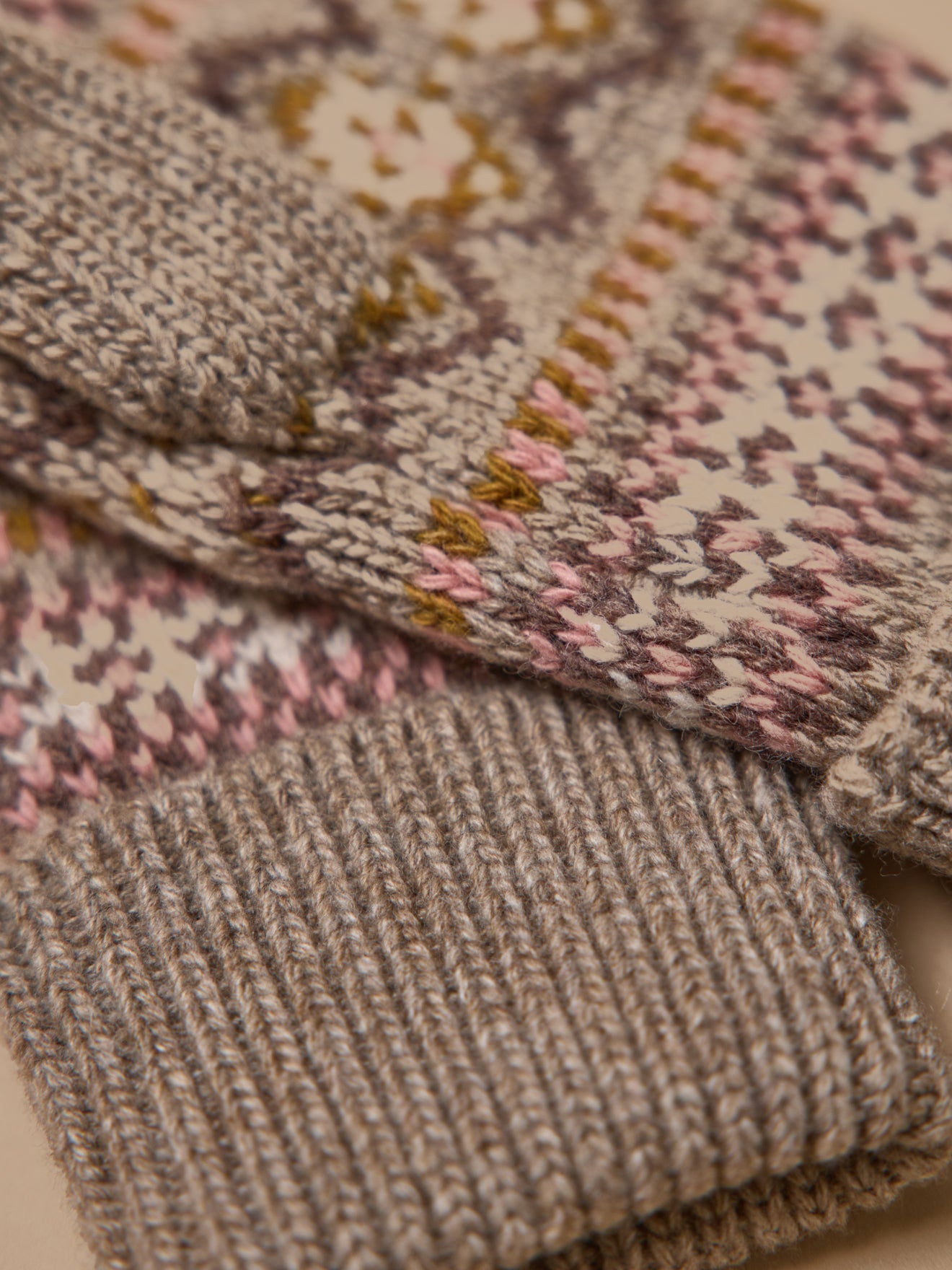 Moufles jacquard enfant