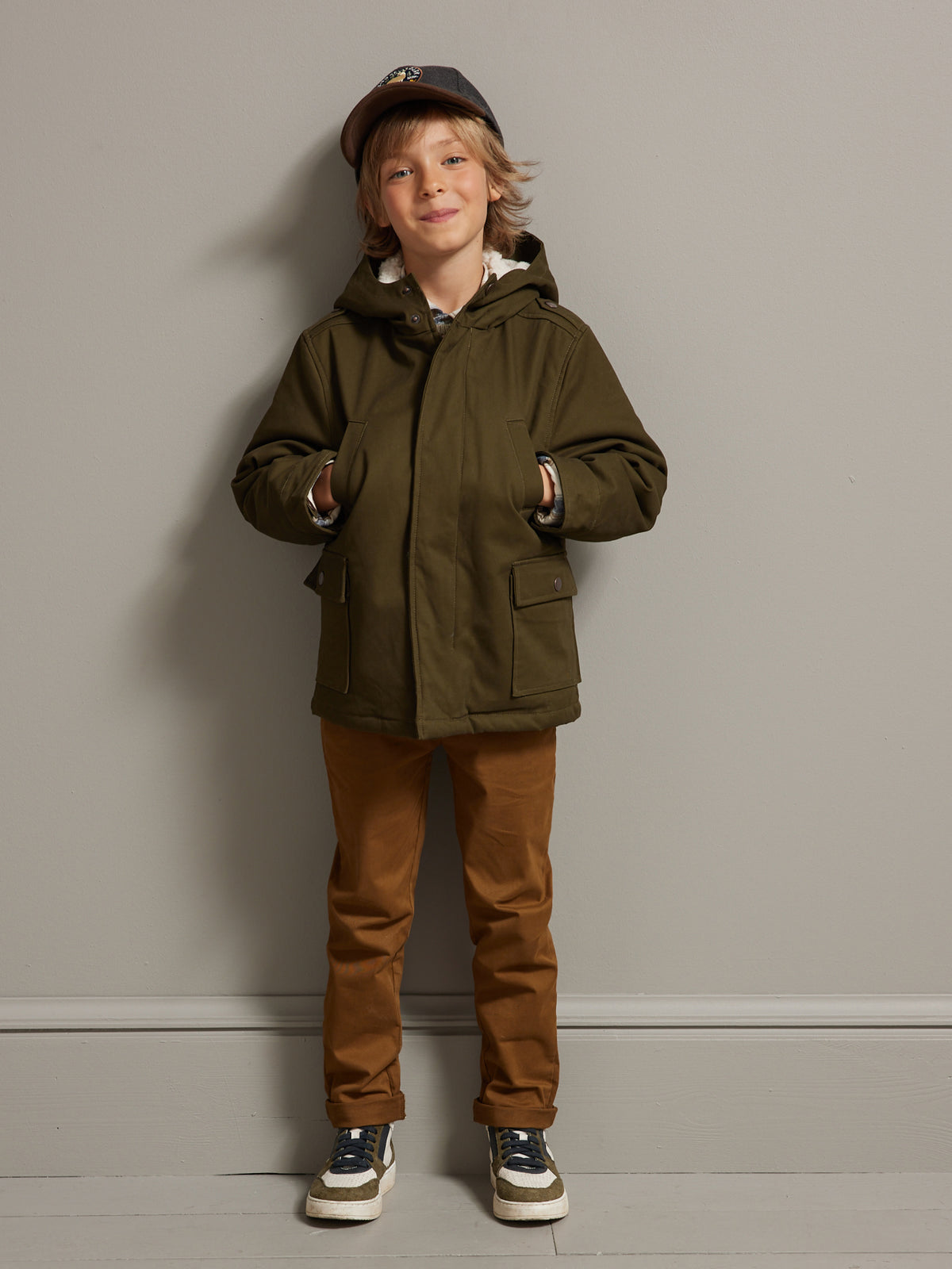 Jungen-Parka, 3-in-1