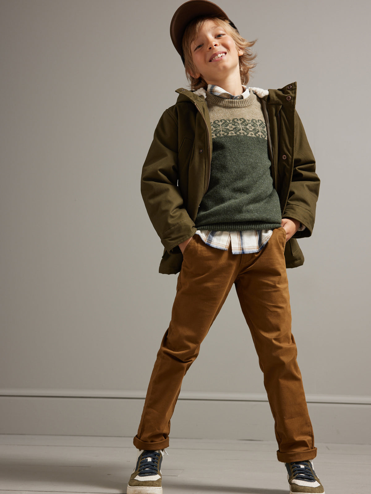 Jungen-Parka, 3-in-1