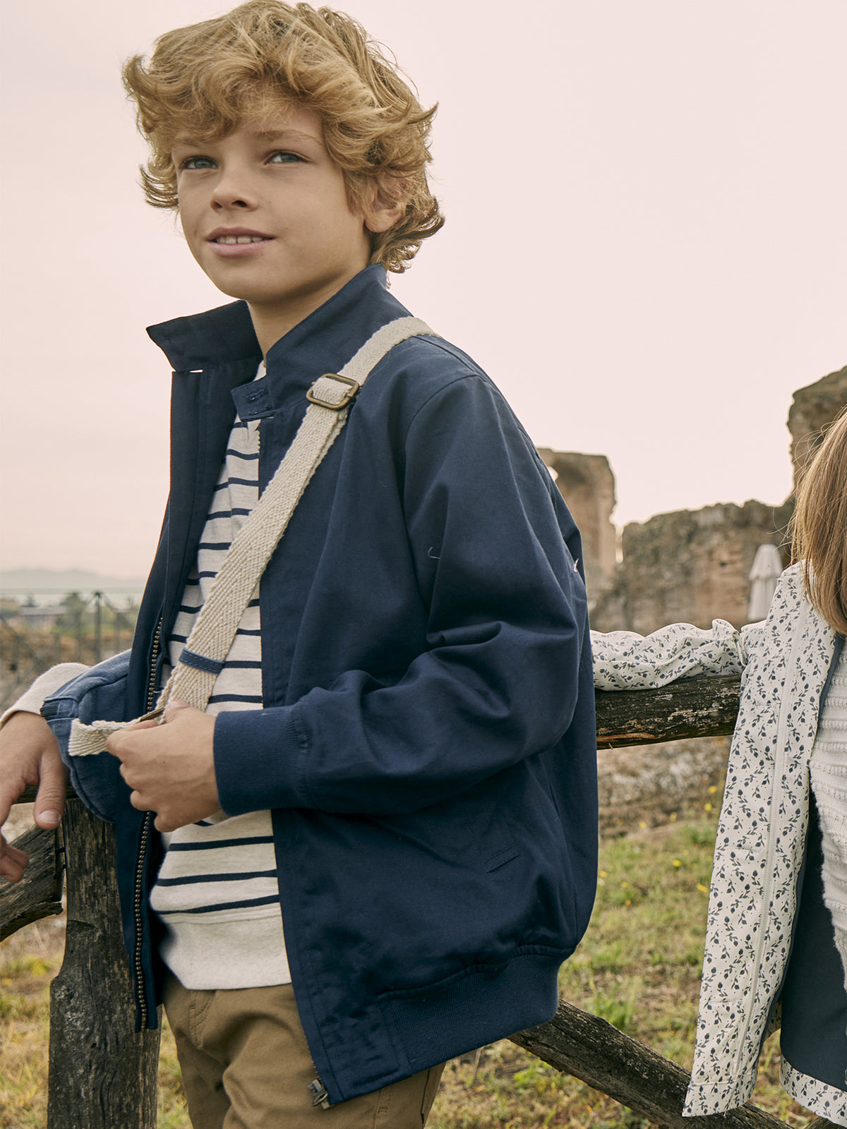Blouson Garçon col montant