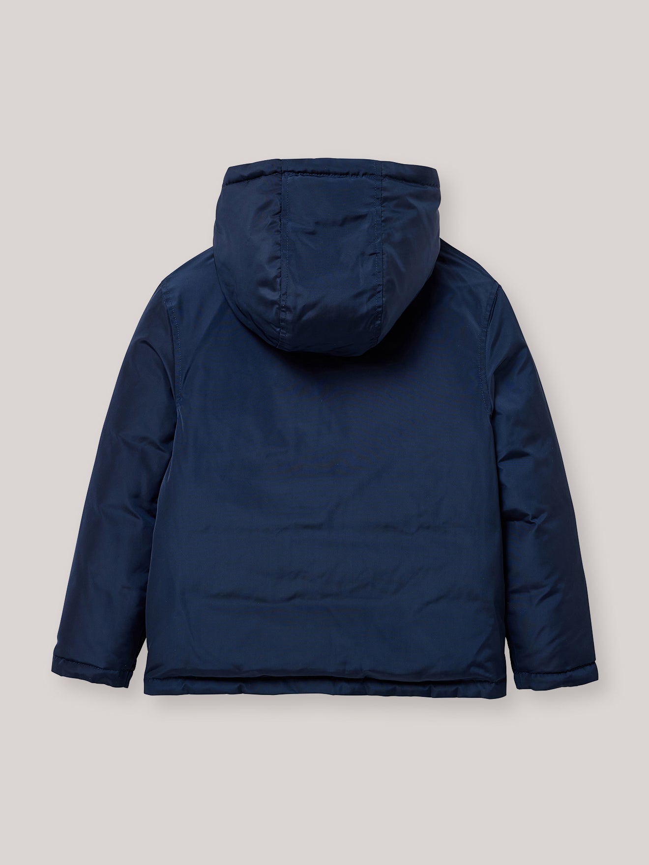 Jungen-Daunenjacke mit Federn und Daunen, wendbar