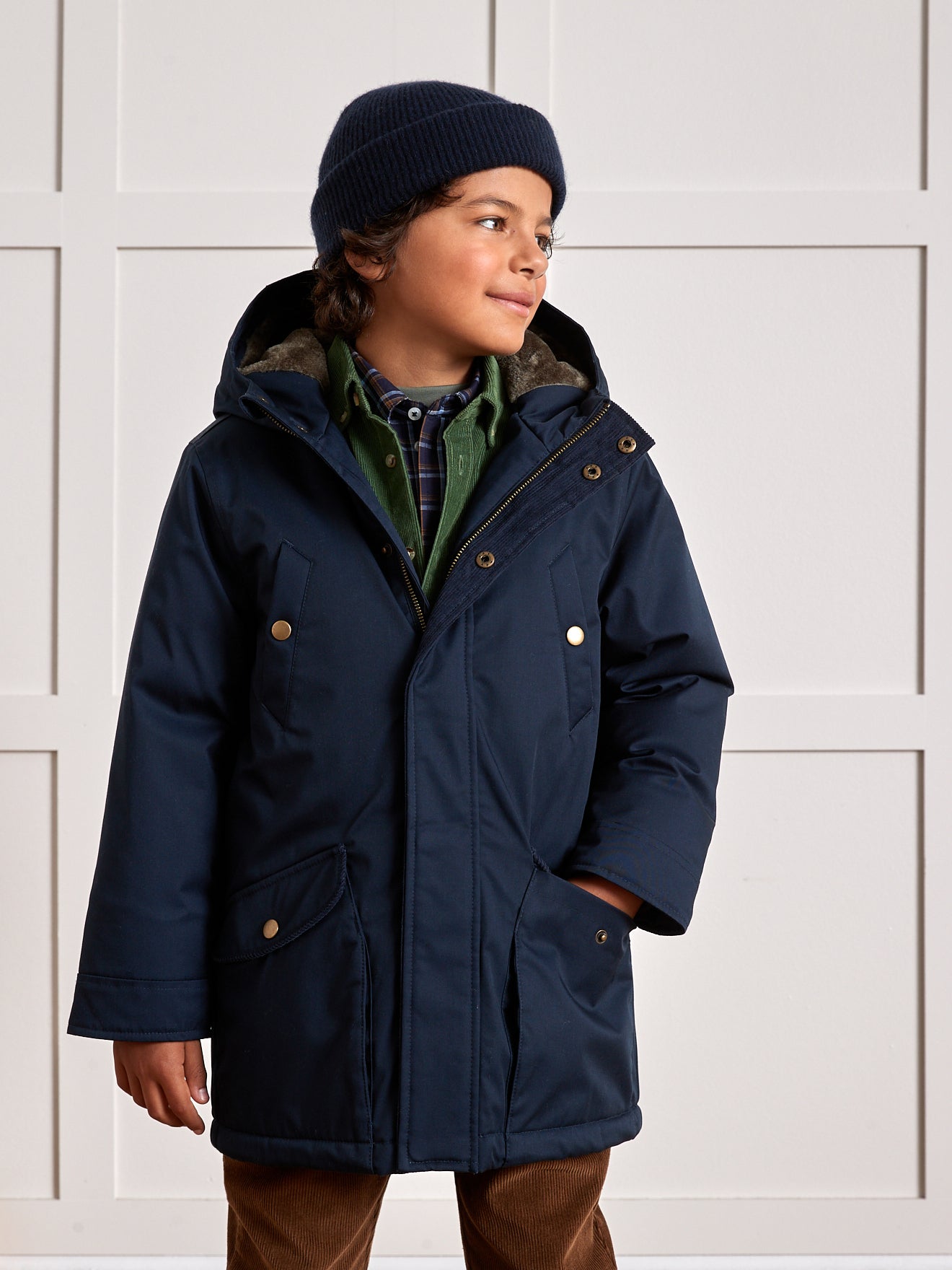 Jungen-Parka, warm