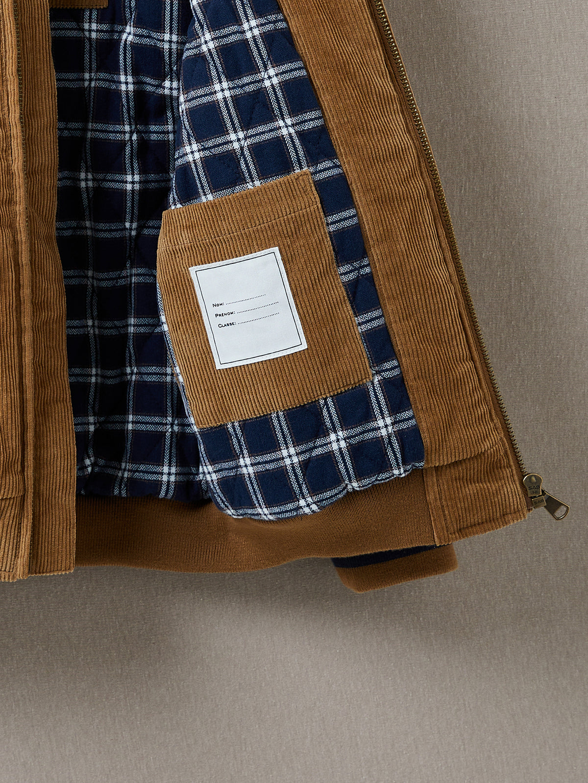 Jungenjacke aus Velours