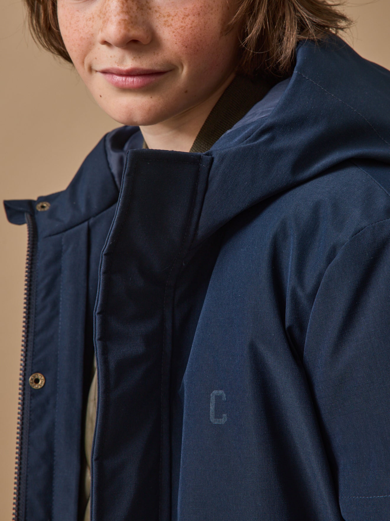 Jungen-Parka, gesteppt