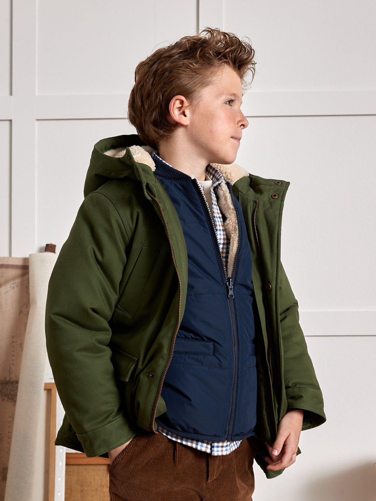 Jungen-Parka, 3-in-1