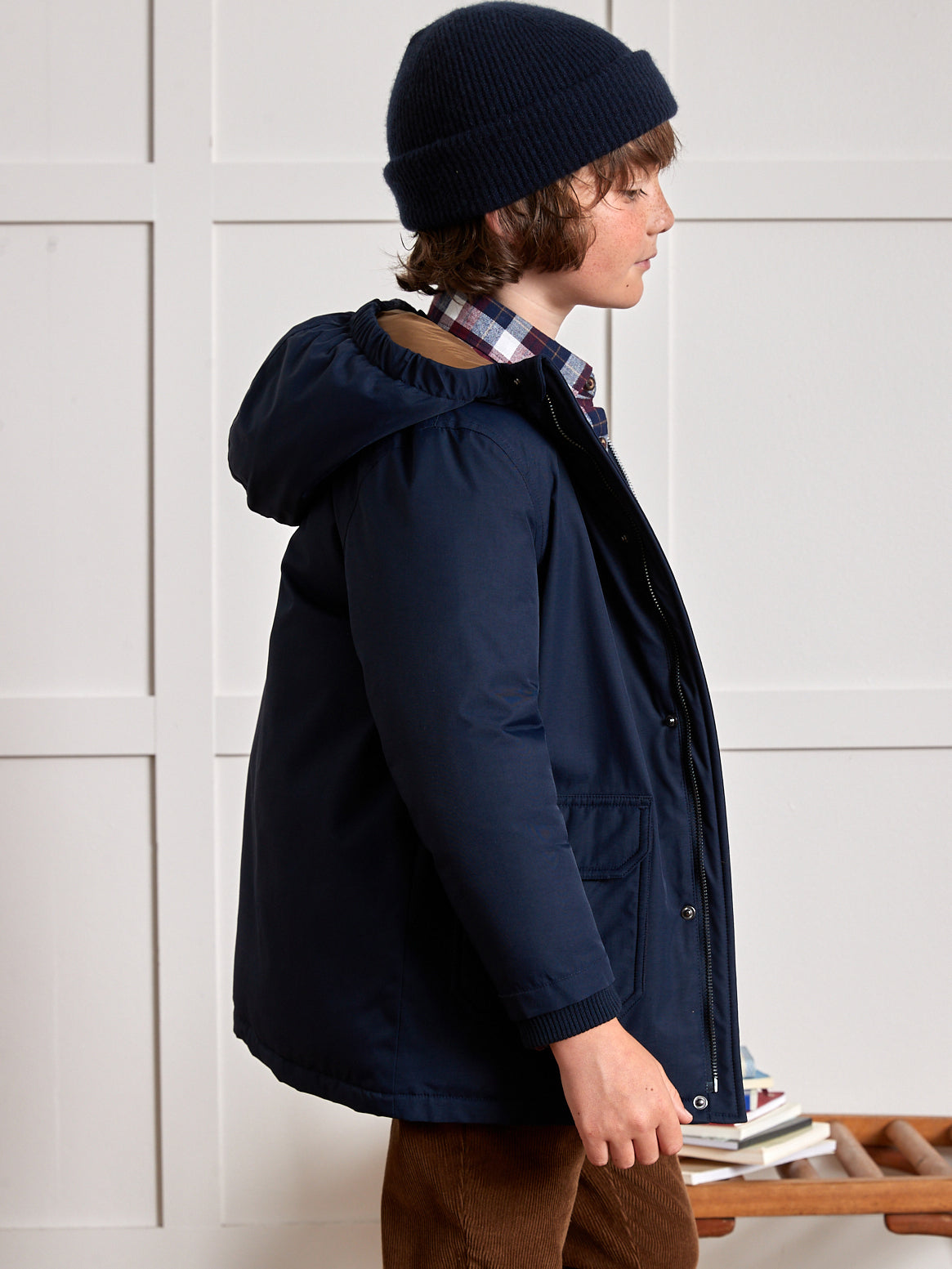 Jungen-Parka, gesteppt