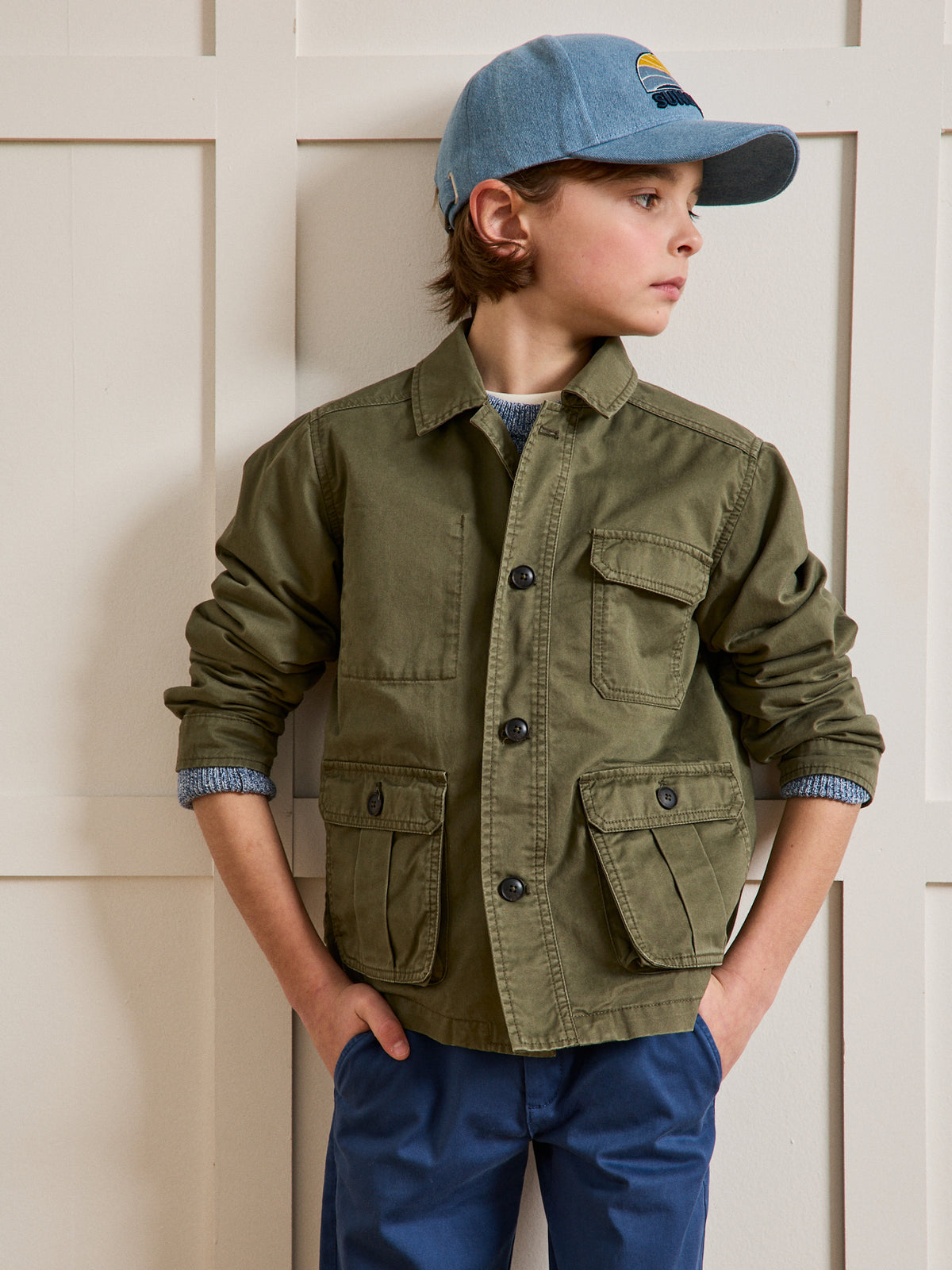 Jungen-Parka im Safari-Look