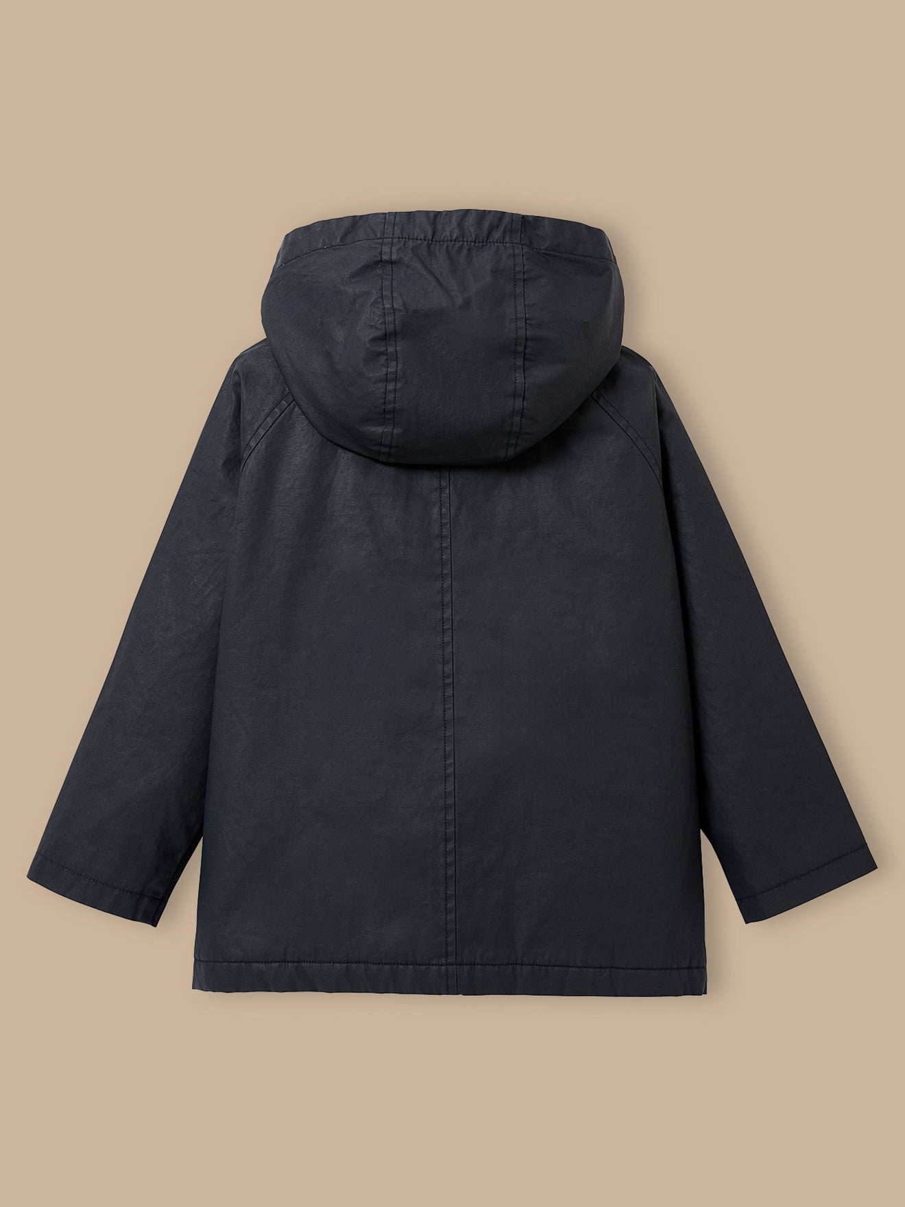 Jungen-Jacke aus beschichteter Baumwolle