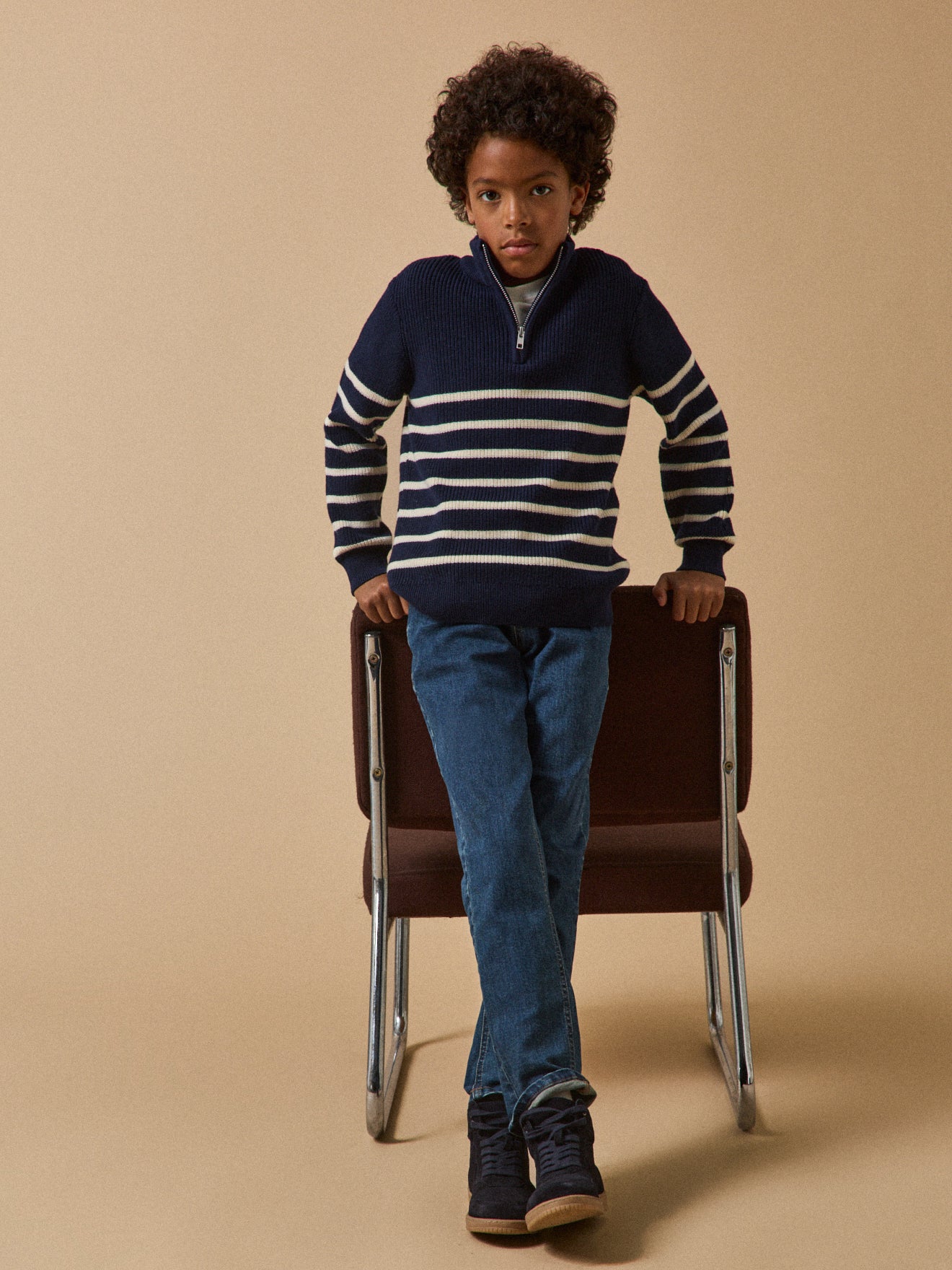 Jungen-Jeans mit geradem Schnitt