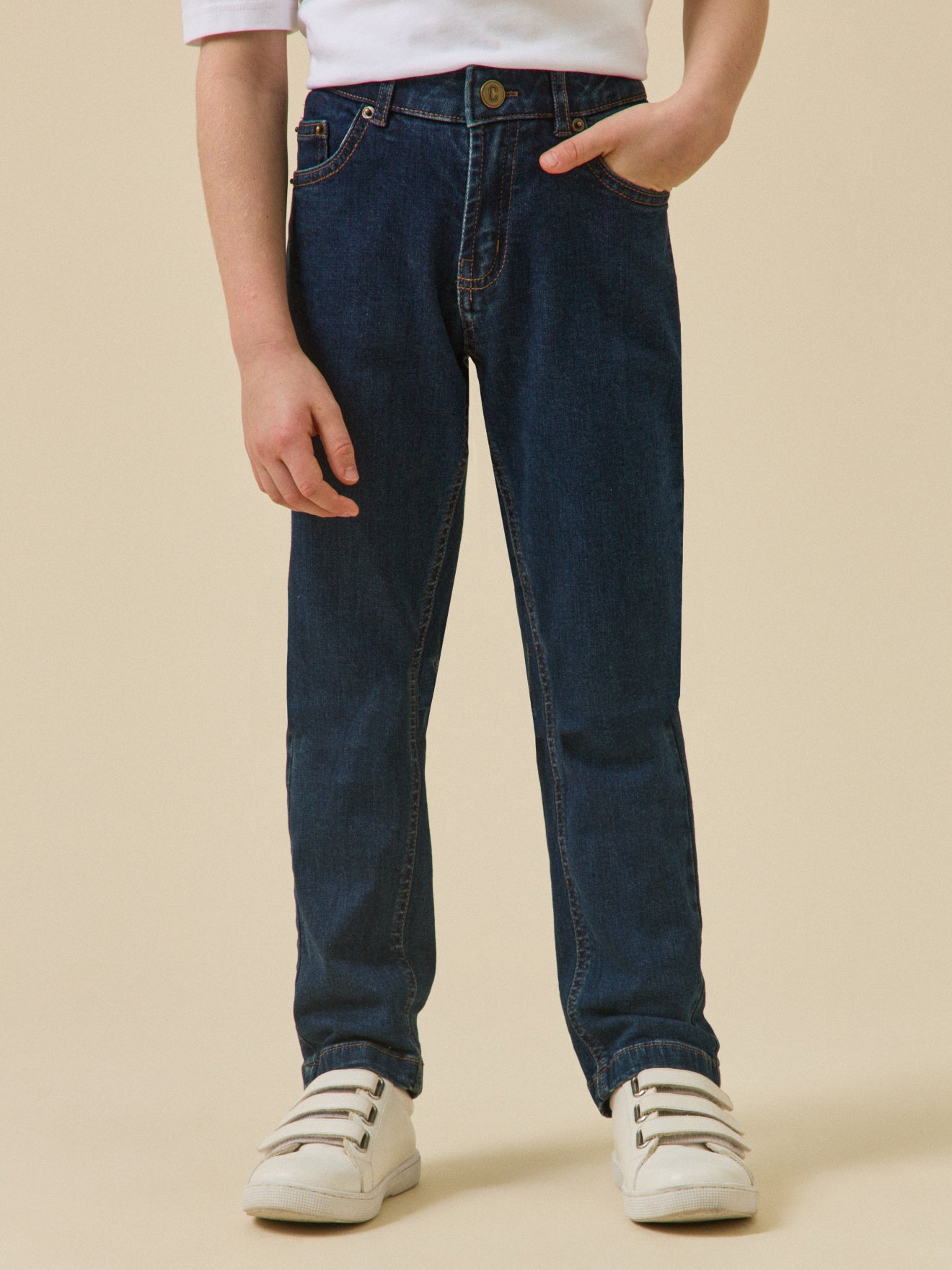 Jungen-Jeans mit geradem Schnitt
