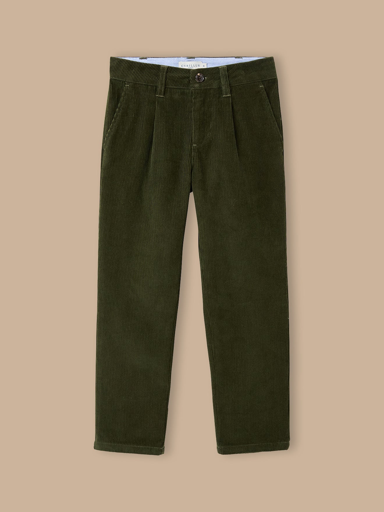 Jungen-Chinohose aus Velours