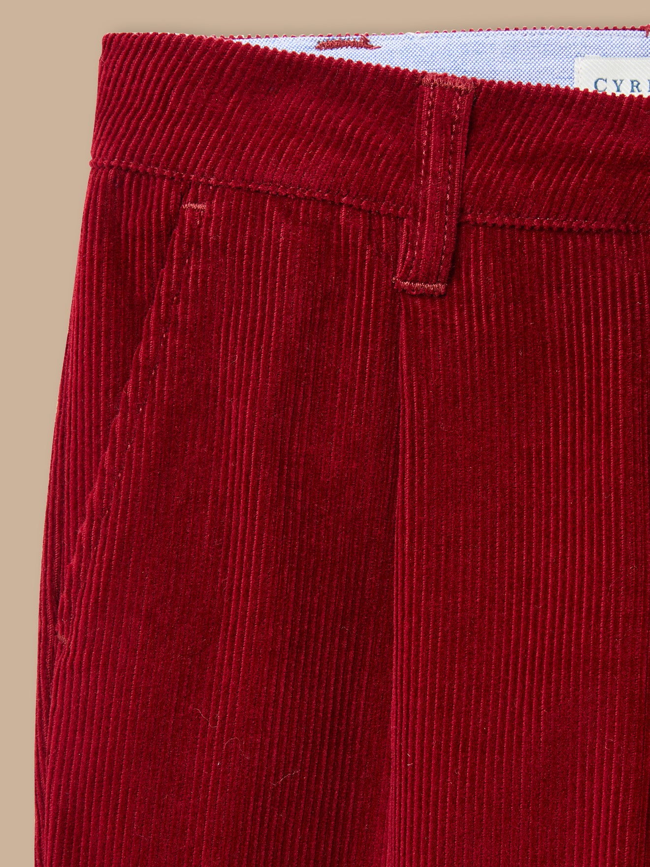Jungen-Chinohose aus Velours