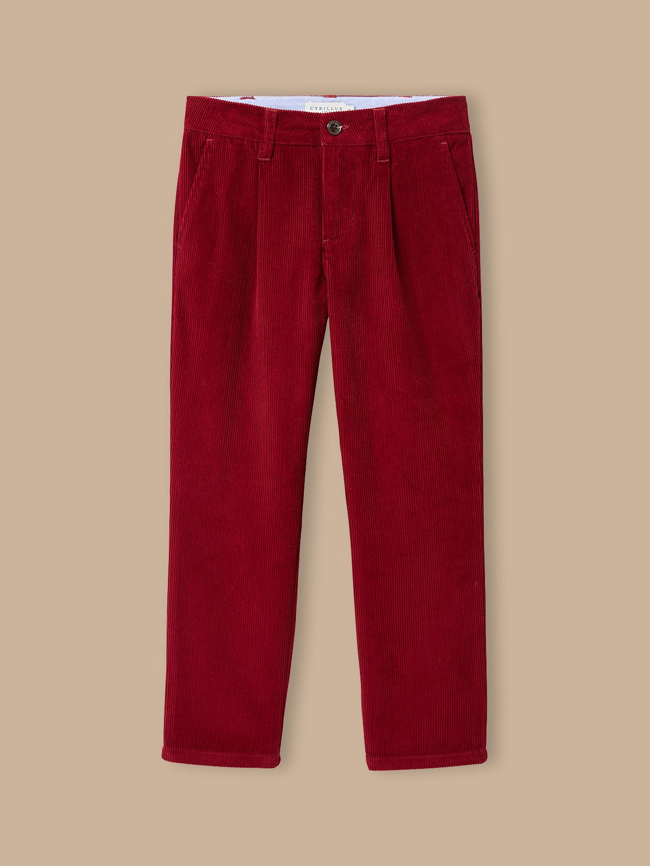 Jungen-Chinohose aus Velours
