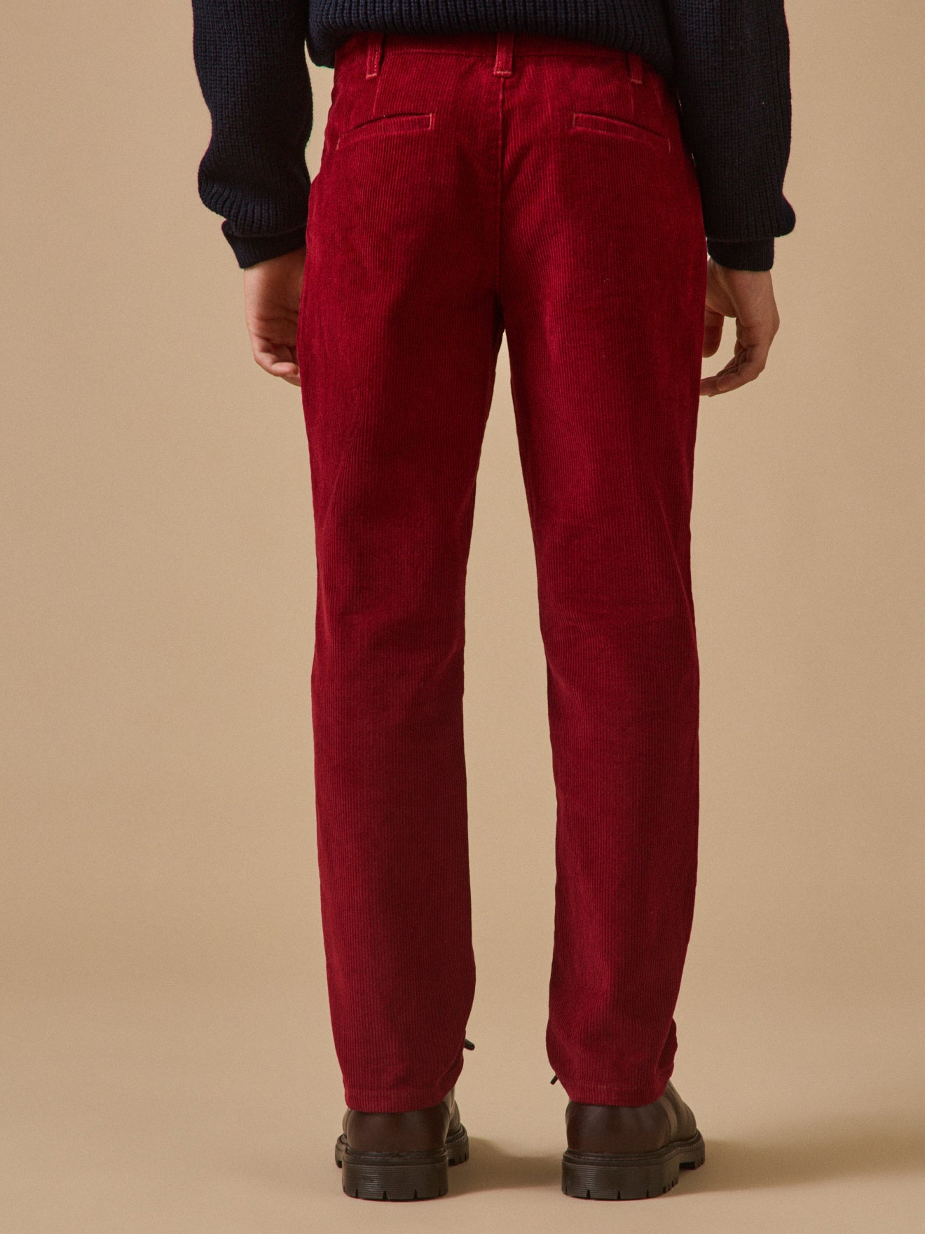 Jungen-Chinohose aus Velours