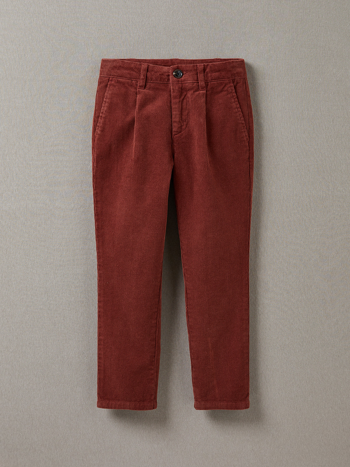 Jungen-Chinohose aus Velours