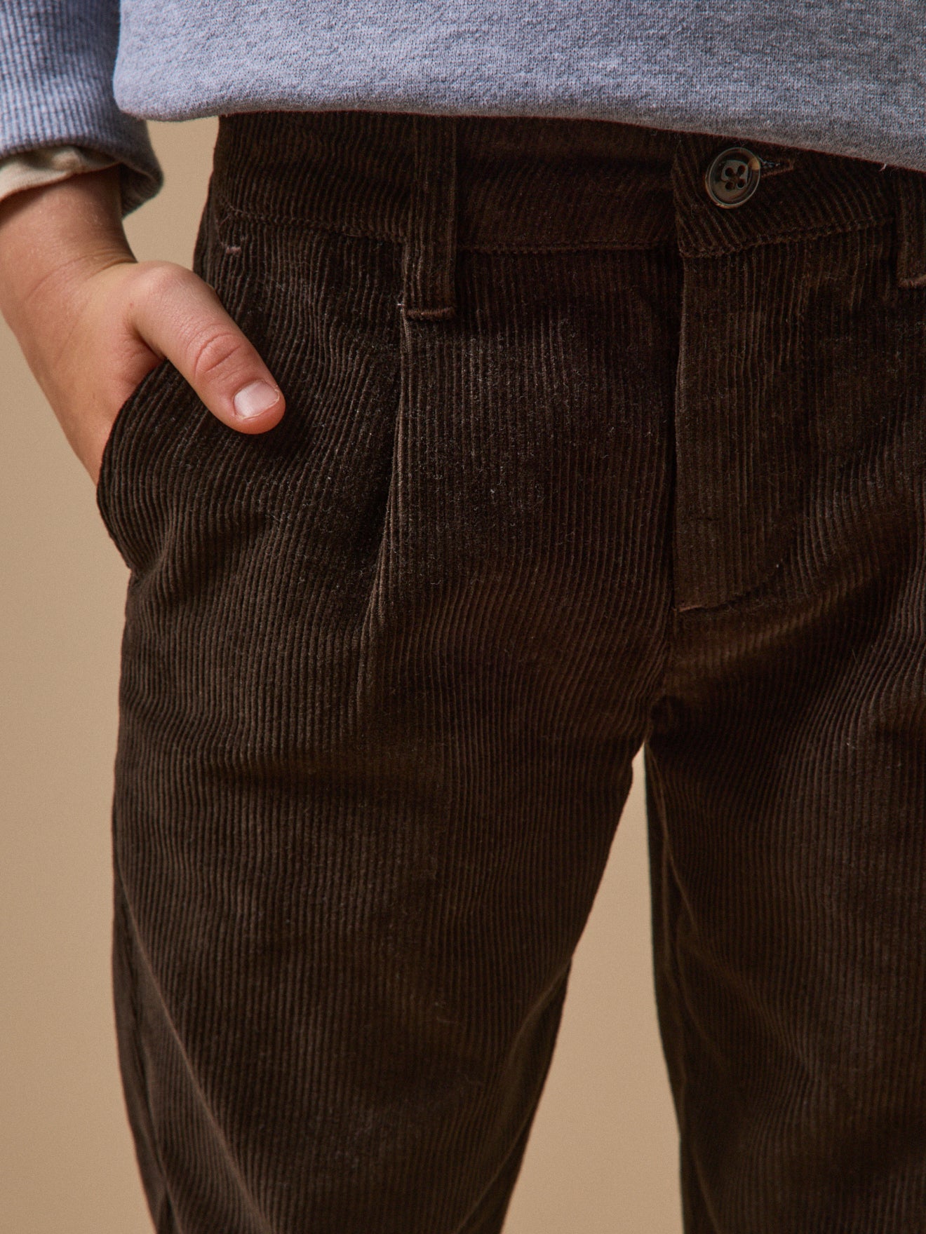 Pantalon Chino Garçon en velours