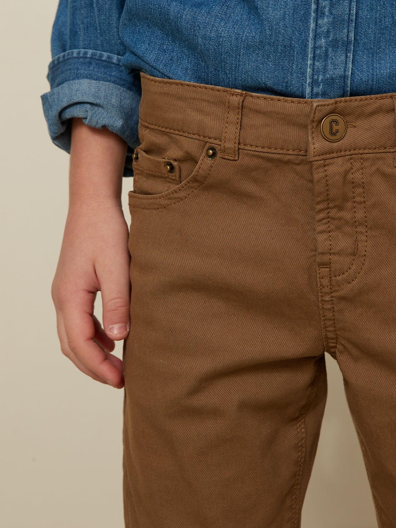 Pantalon 5 poches Garçon