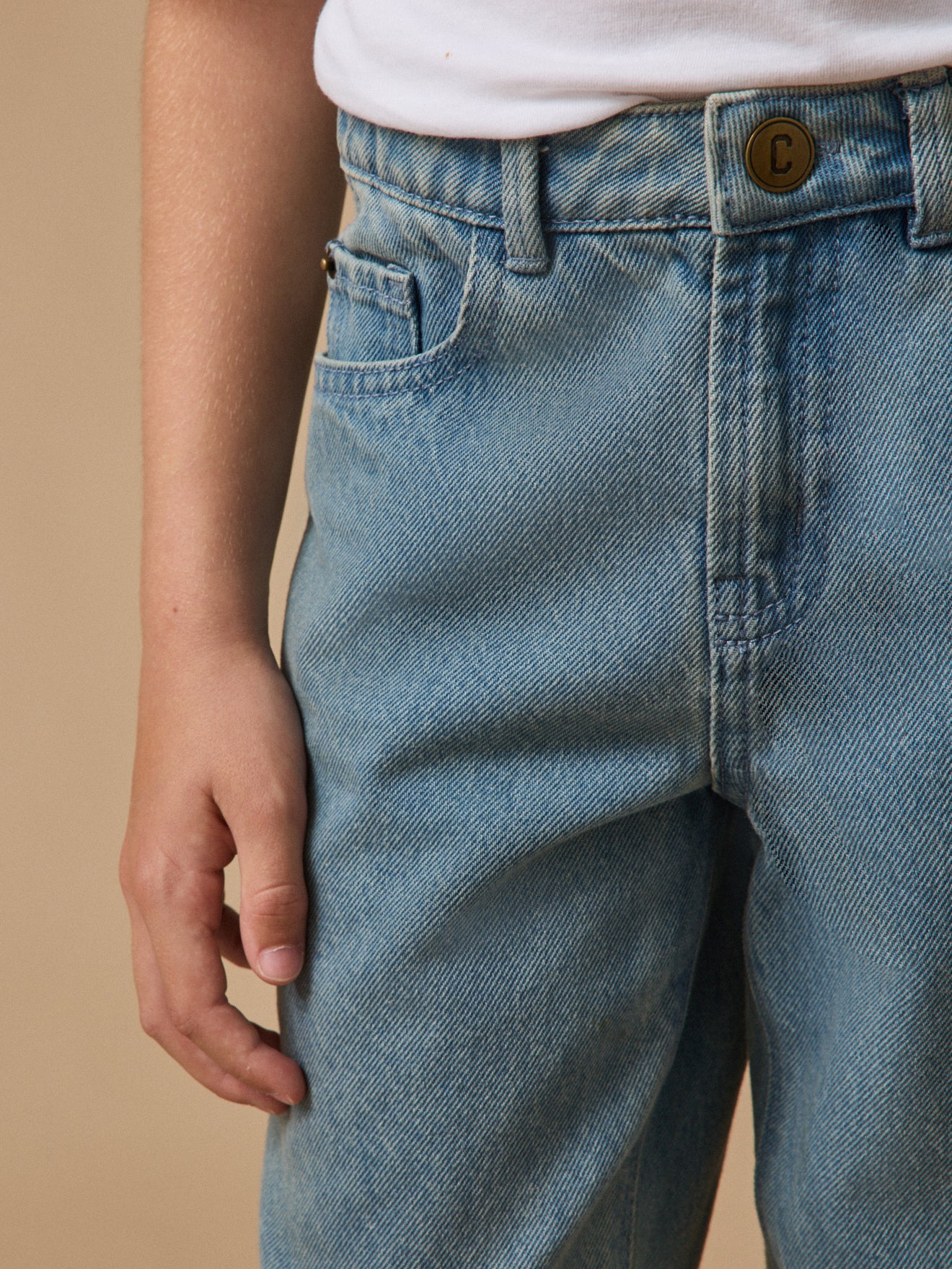 Jungen-Jeans, locker geschnitten