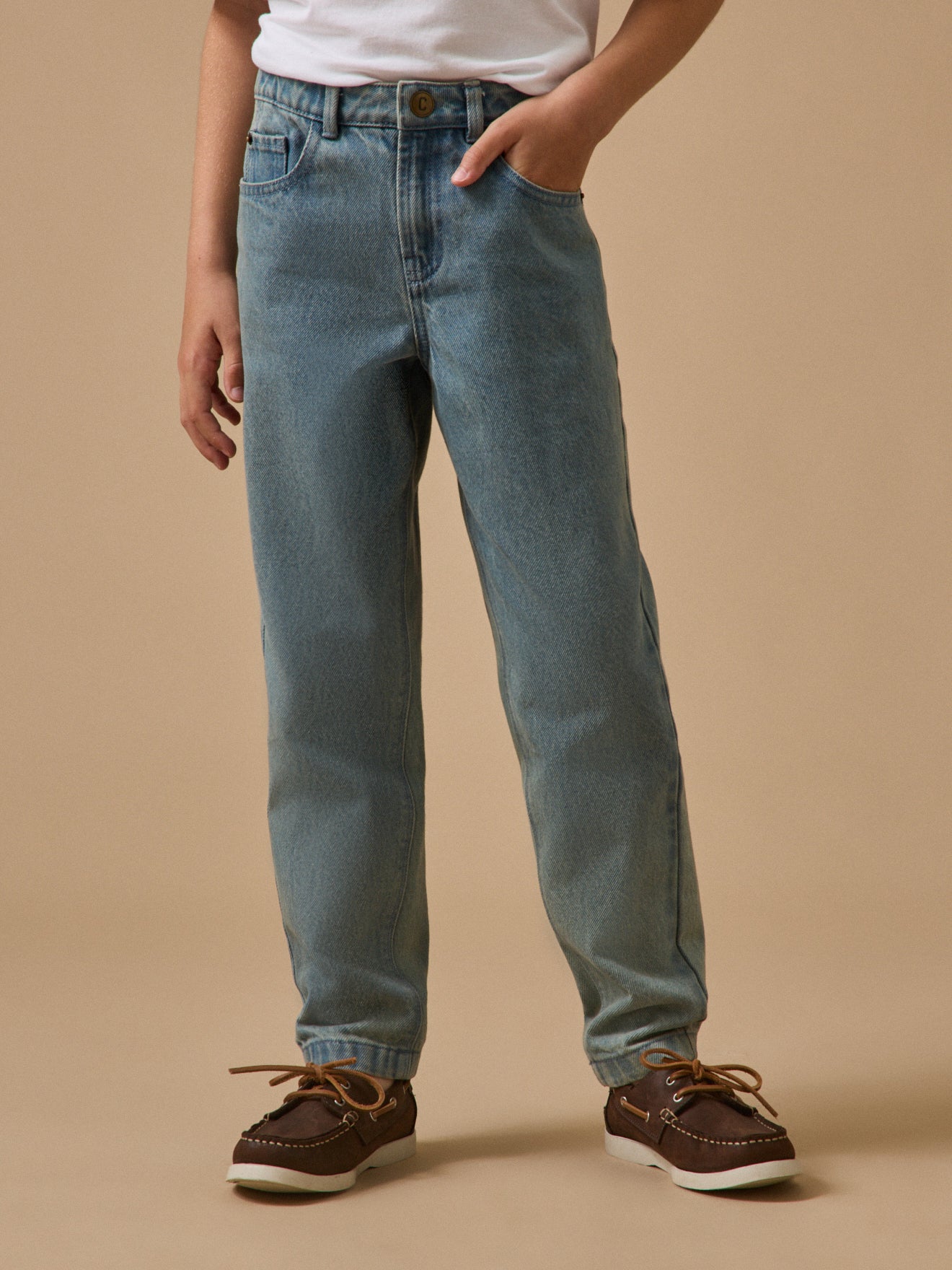 Jungen-Jeans, locker geschnitten