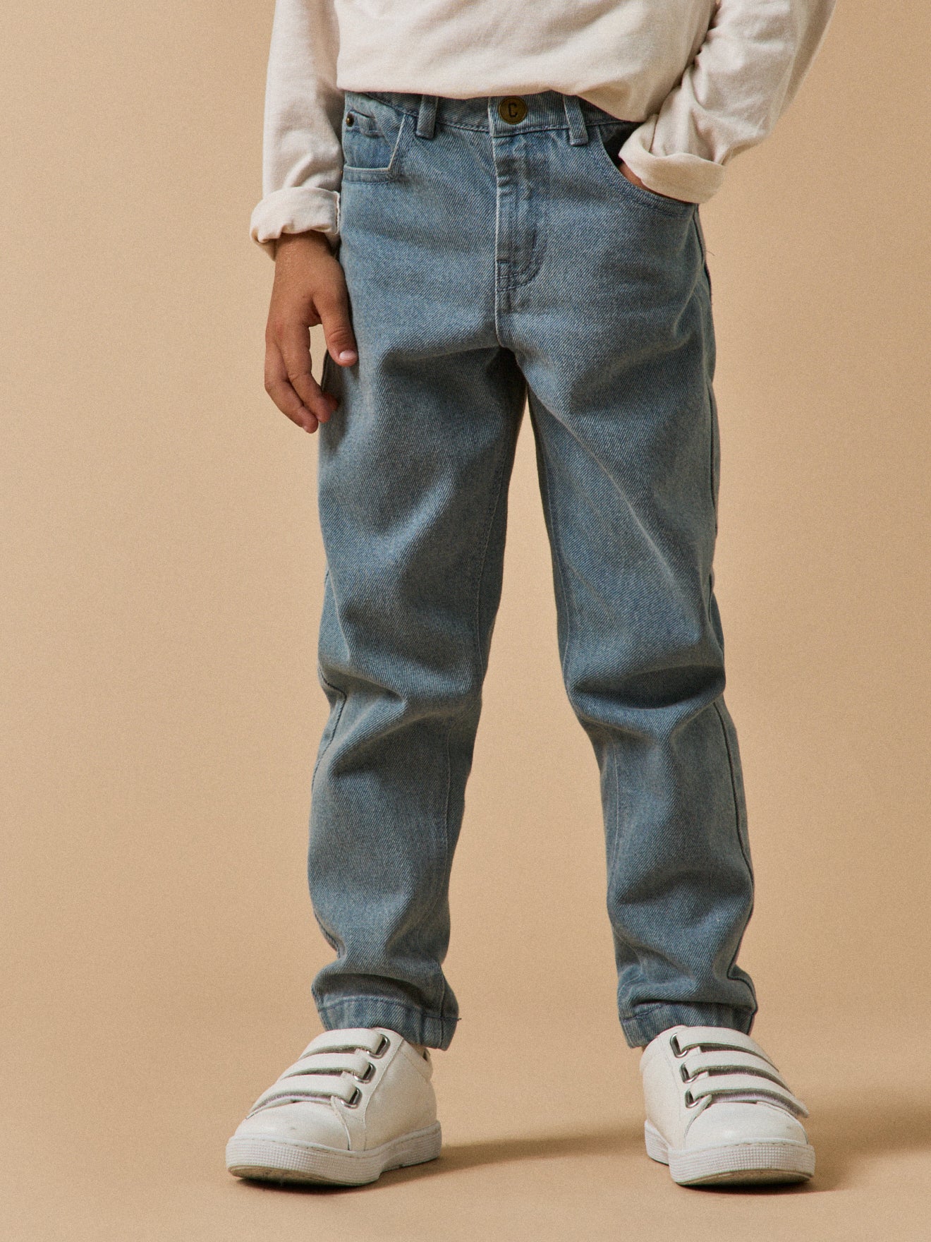 Jungen-Jeans, locker geschnitten