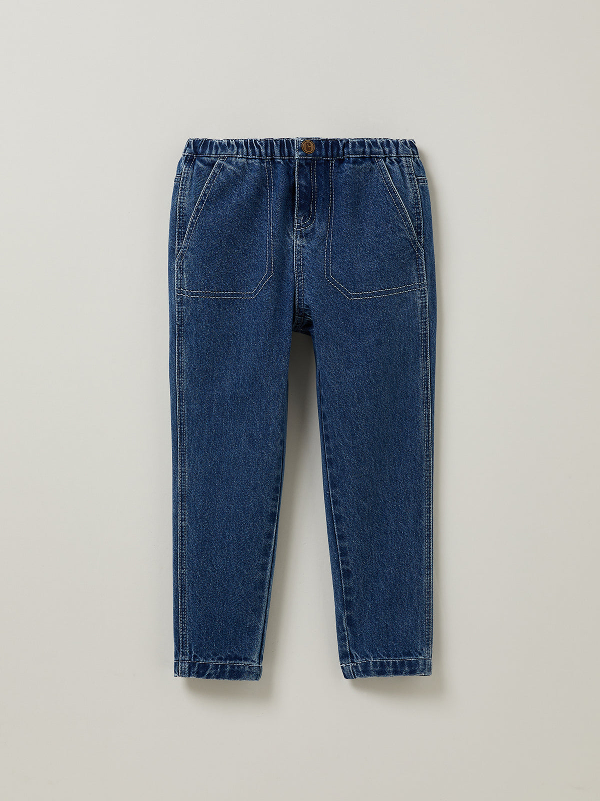 Pantalon charpentier en denim Garçon