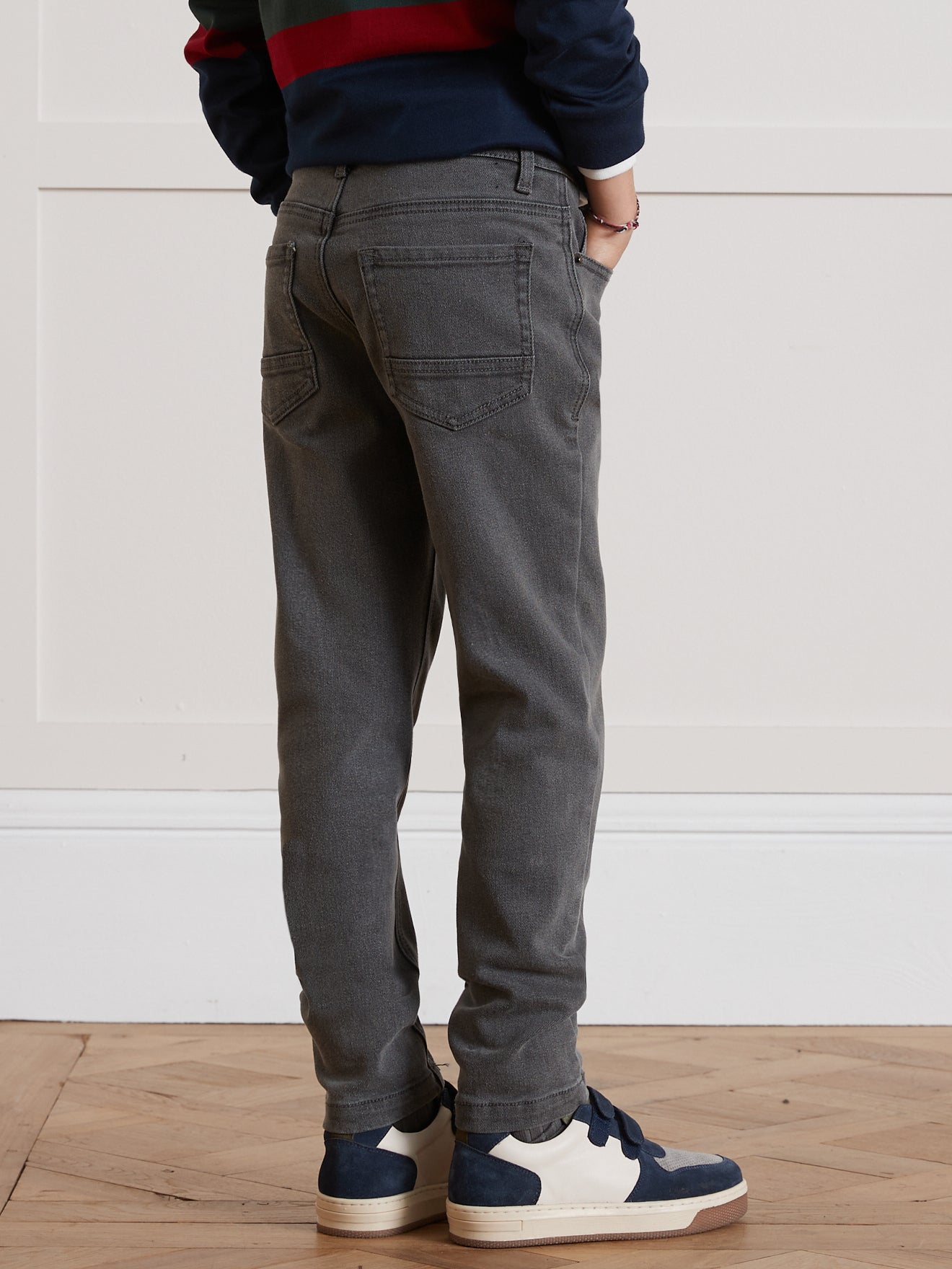 Pantalon relax en denim Garçon